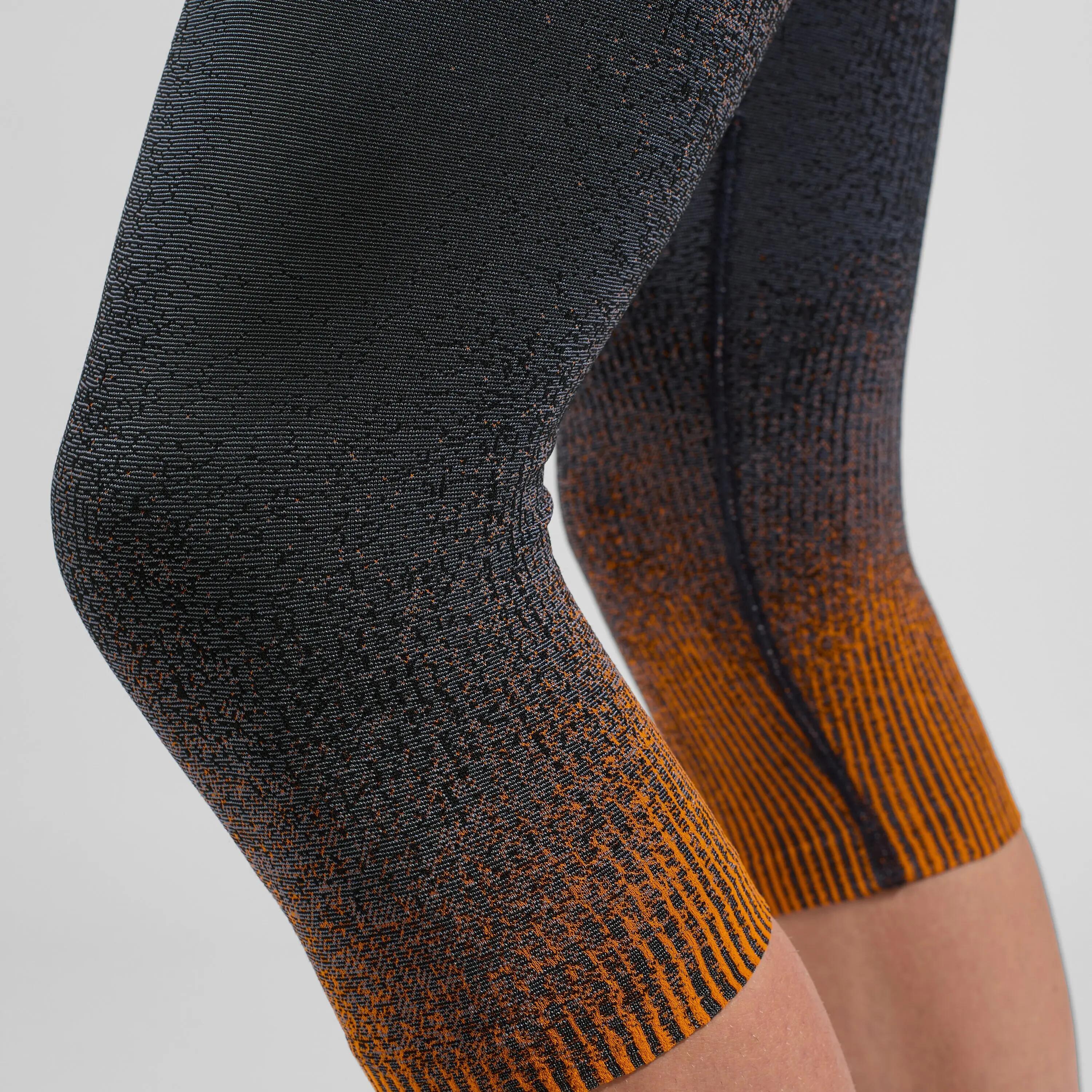 Collant 3/4 ODLO Blackcomb Grigio/Arancione 4/7