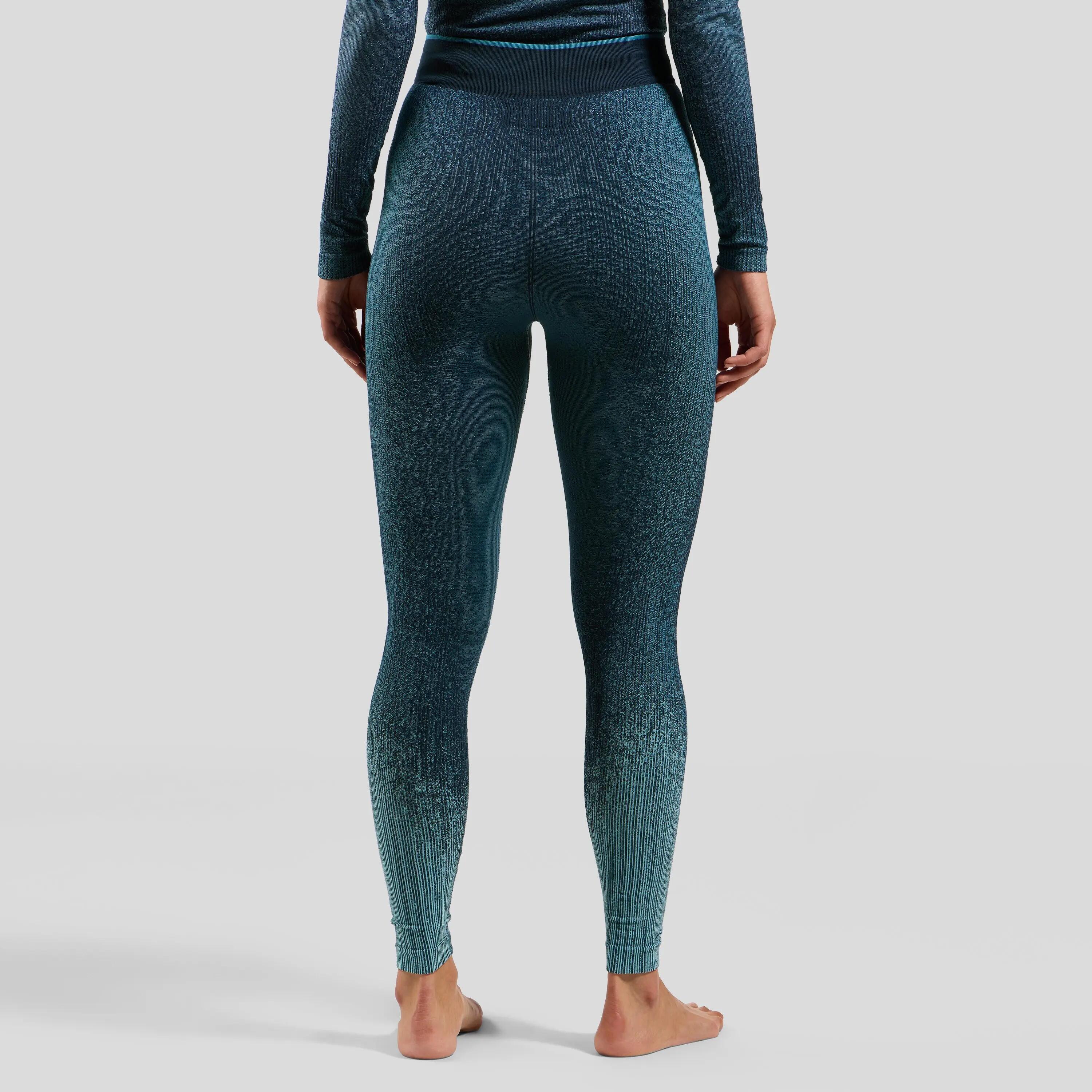 Legginsy termoaktywne damskie Odlo Blackcomb Eco BL Bottom Long 2/7
