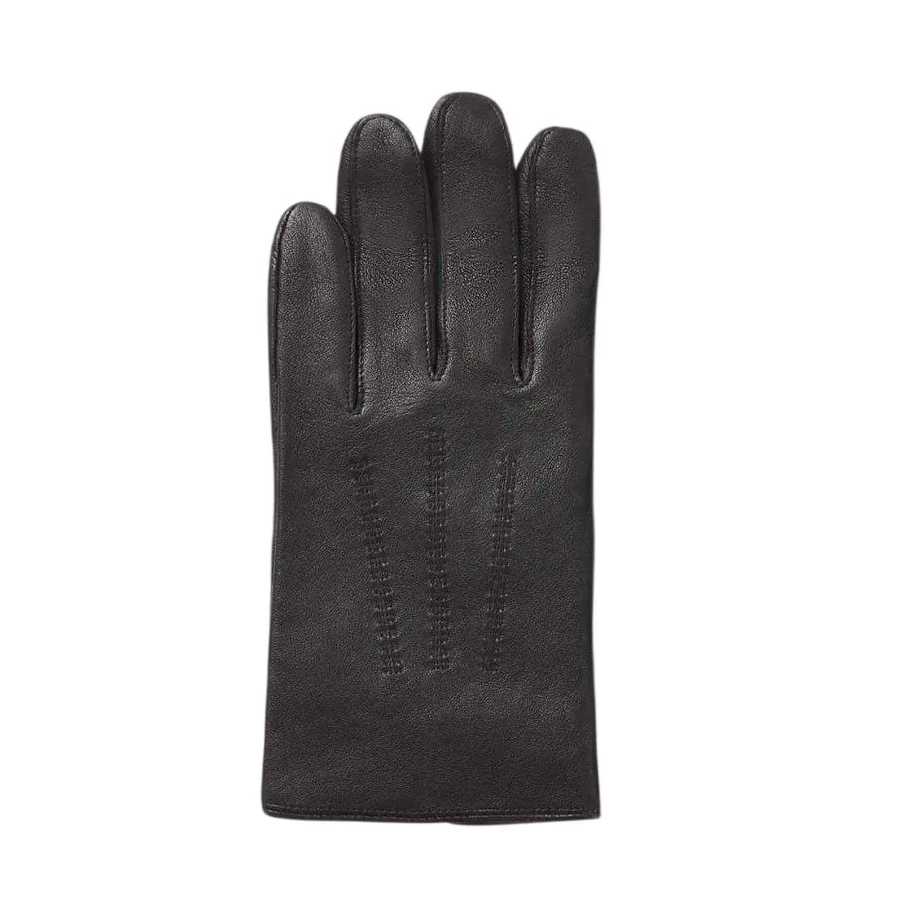 Boss Mens Hainz Me Fleece Leather Gloves