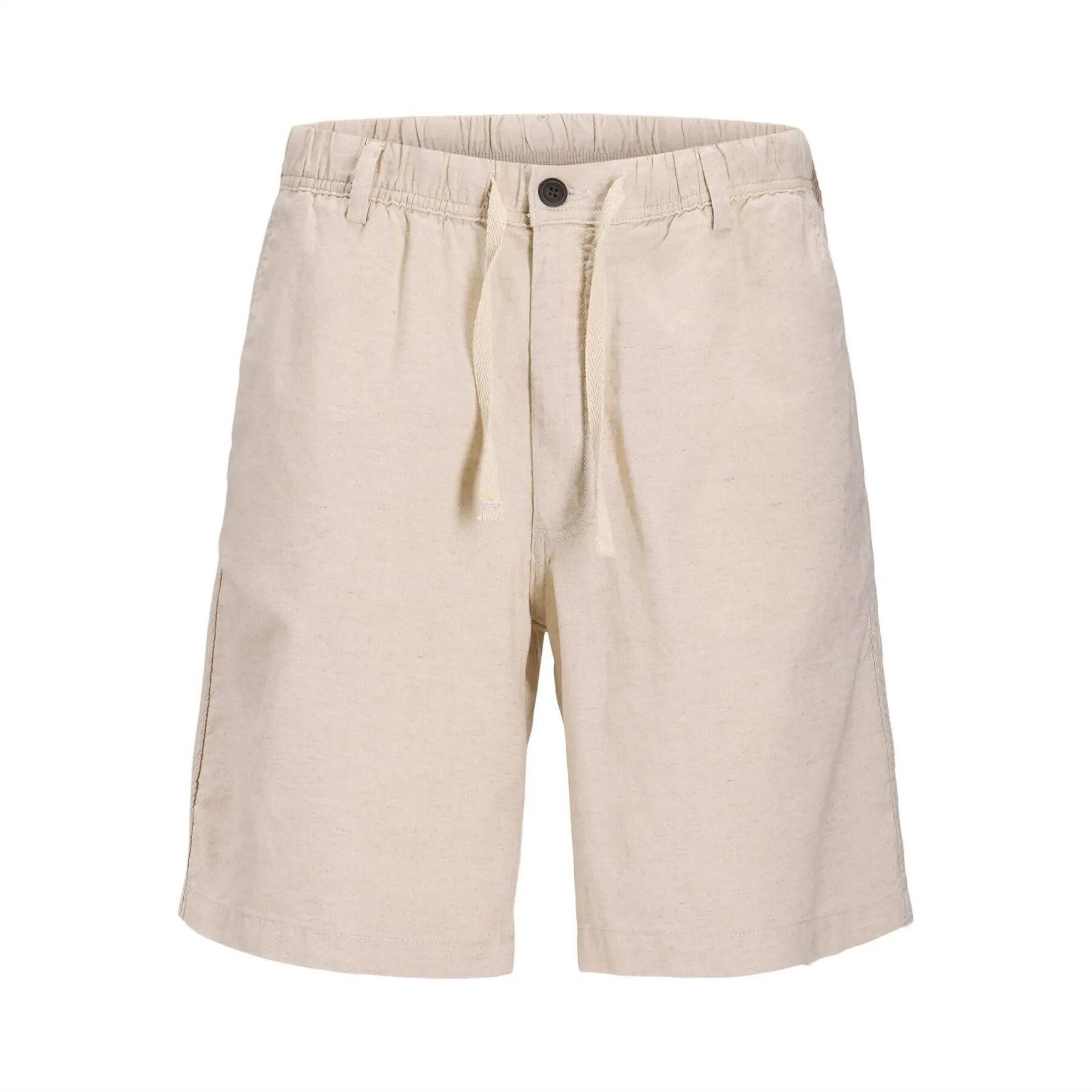 Jack And Jones Mens Linen Blend Chino Shorts