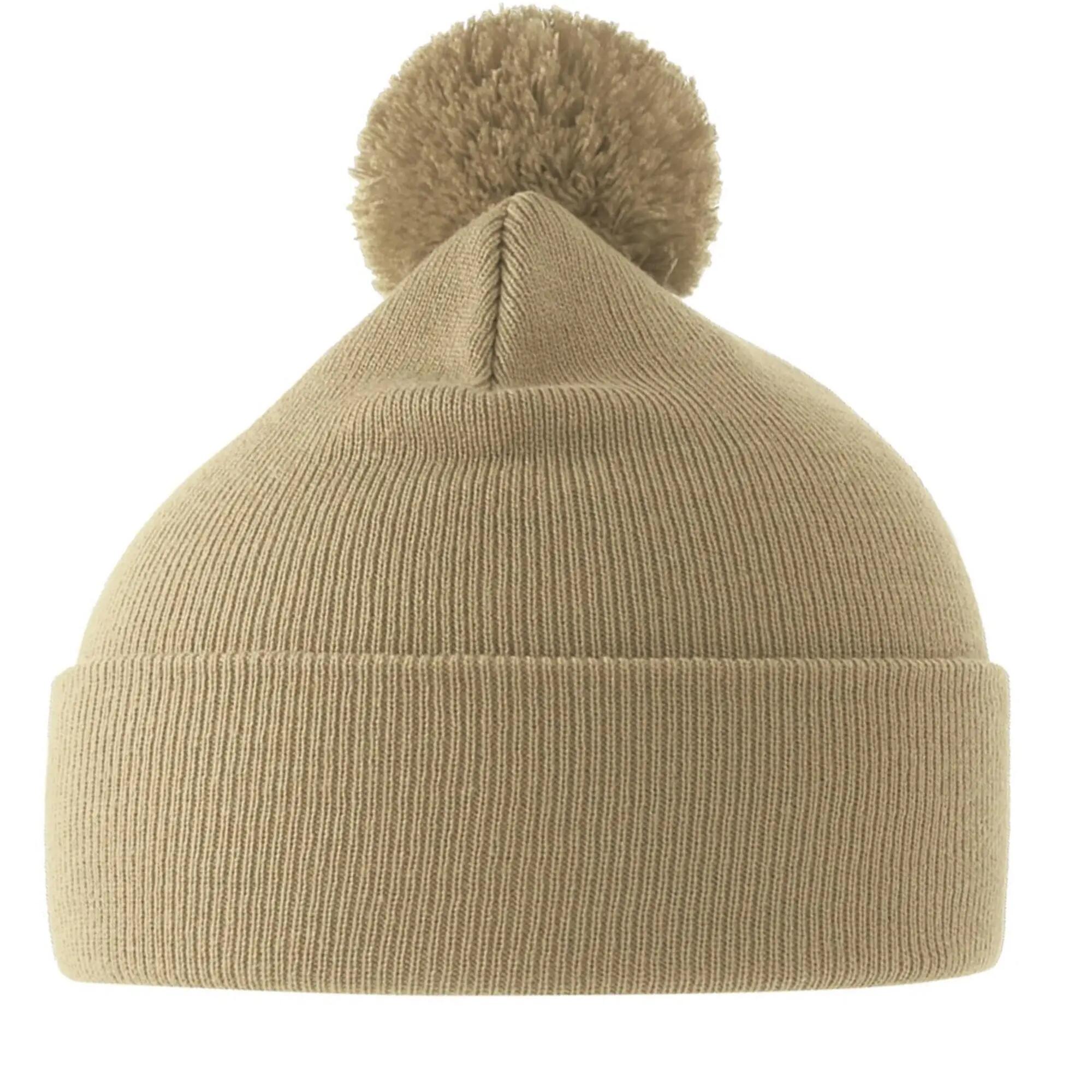 Atlantis Unisex Adult Wind S Pom Pom Recycled Double Skin Cuffed Beanie