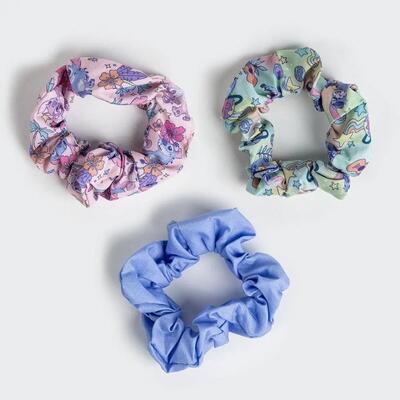 Set di elastici per capelli per bambini Stitch 3 pezzi Multicolore