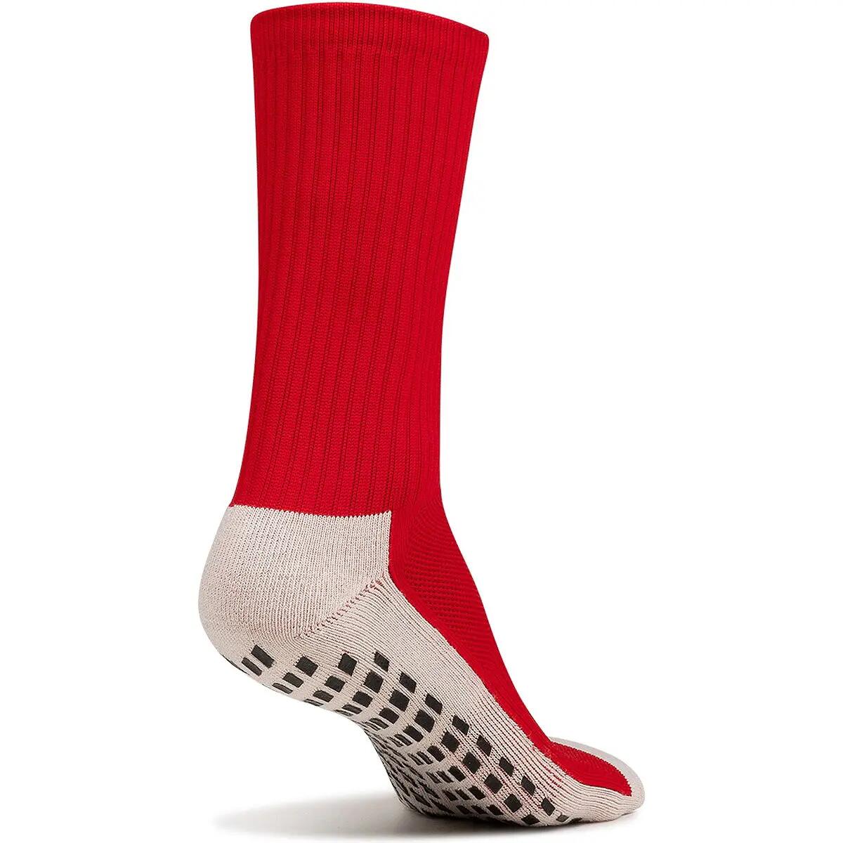 Chaussettes - Multisport - Unisex - Grip, Respirantes - Rouge 2/3
