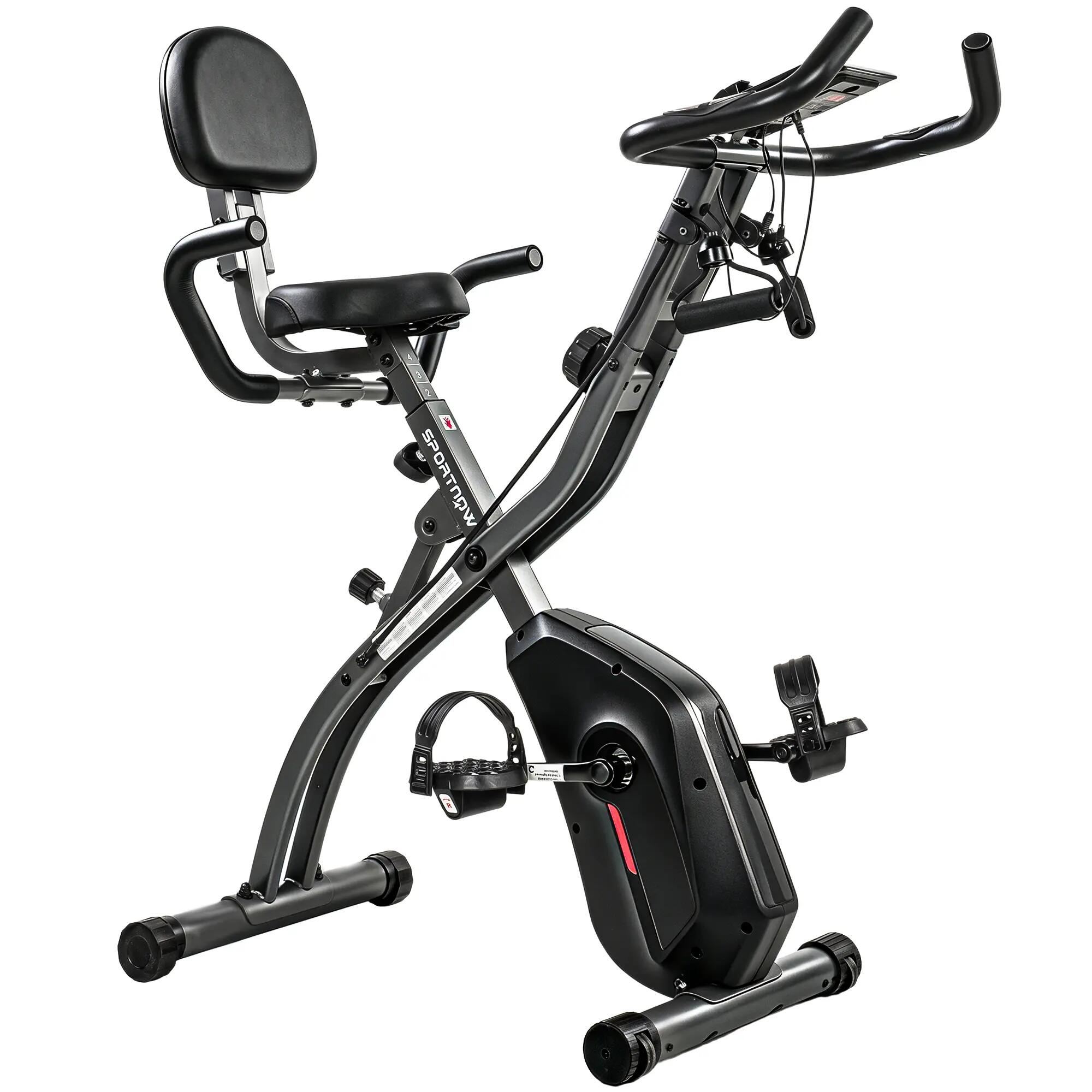 Vélo d'Appartement  - Pliable Silencieux 8 Niveaux - Noir 5/9