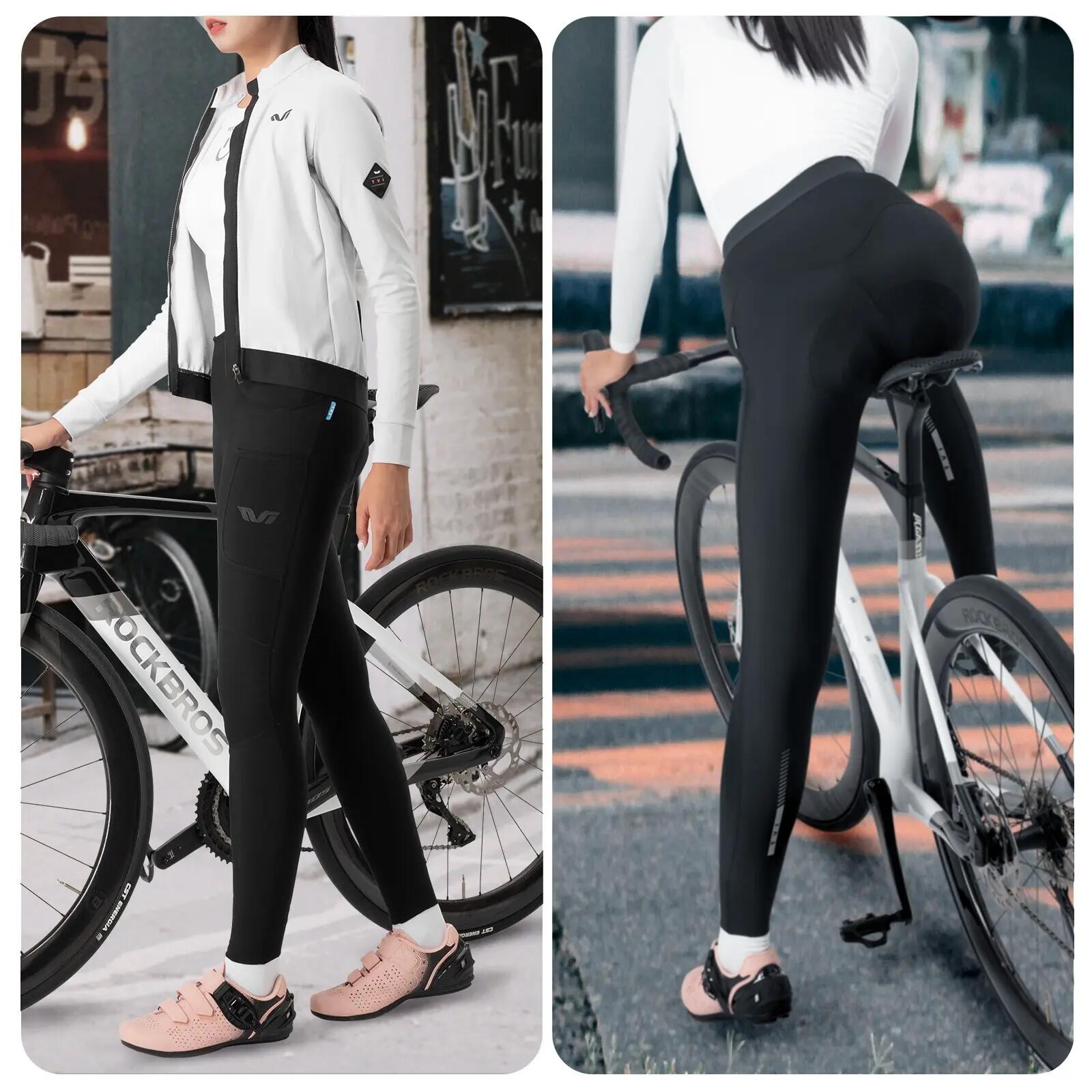 TVI Pantalon de cyclisme d'hiver pour femme 6/7