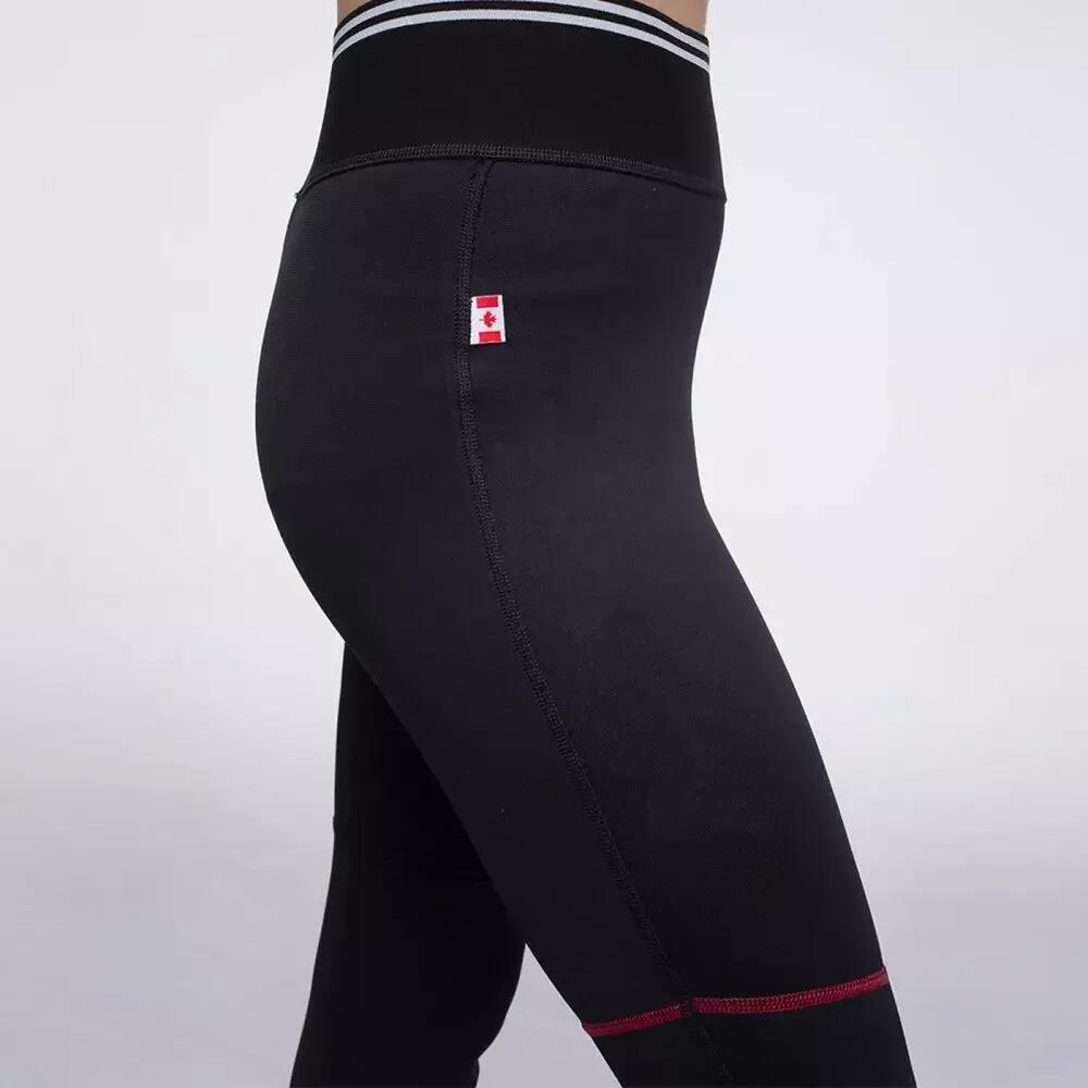 Legging de Randonnée femme Thermique PULKY Noir 3/3