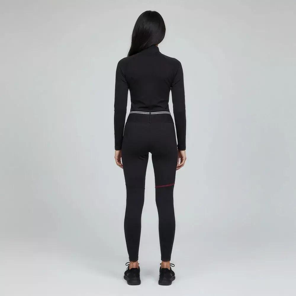 Legging de Randonnée femme Thermique PULKY Noir 2/3