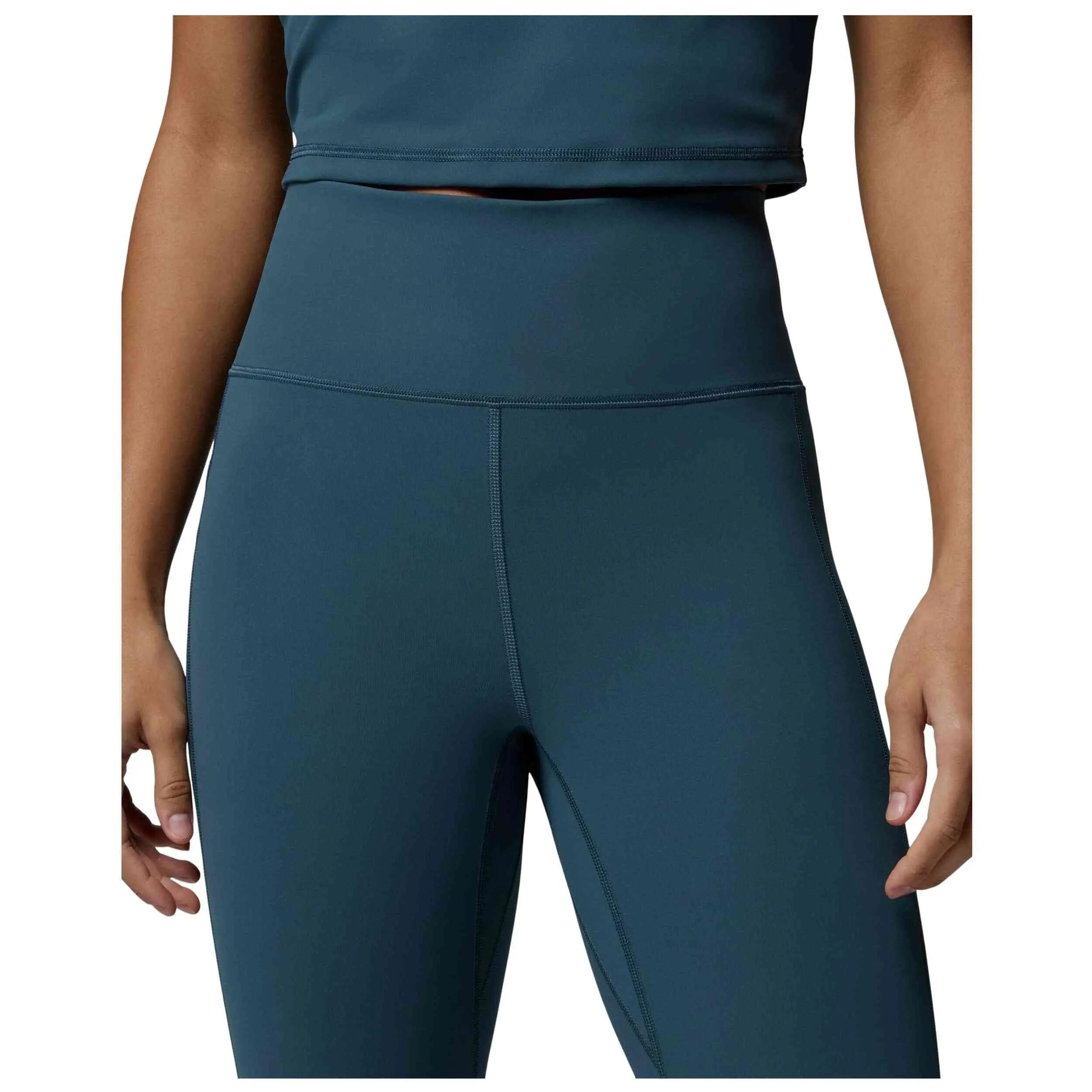 Leggings Columbia modelo Malla larga Columbia Loneridge azul índig para mulheres 4/5