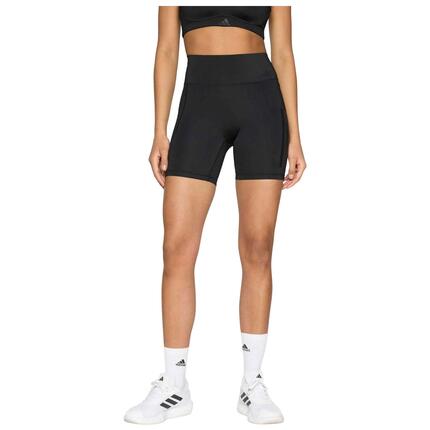 Legging court Adidas modèle Optime 3-Stripes pour femmes