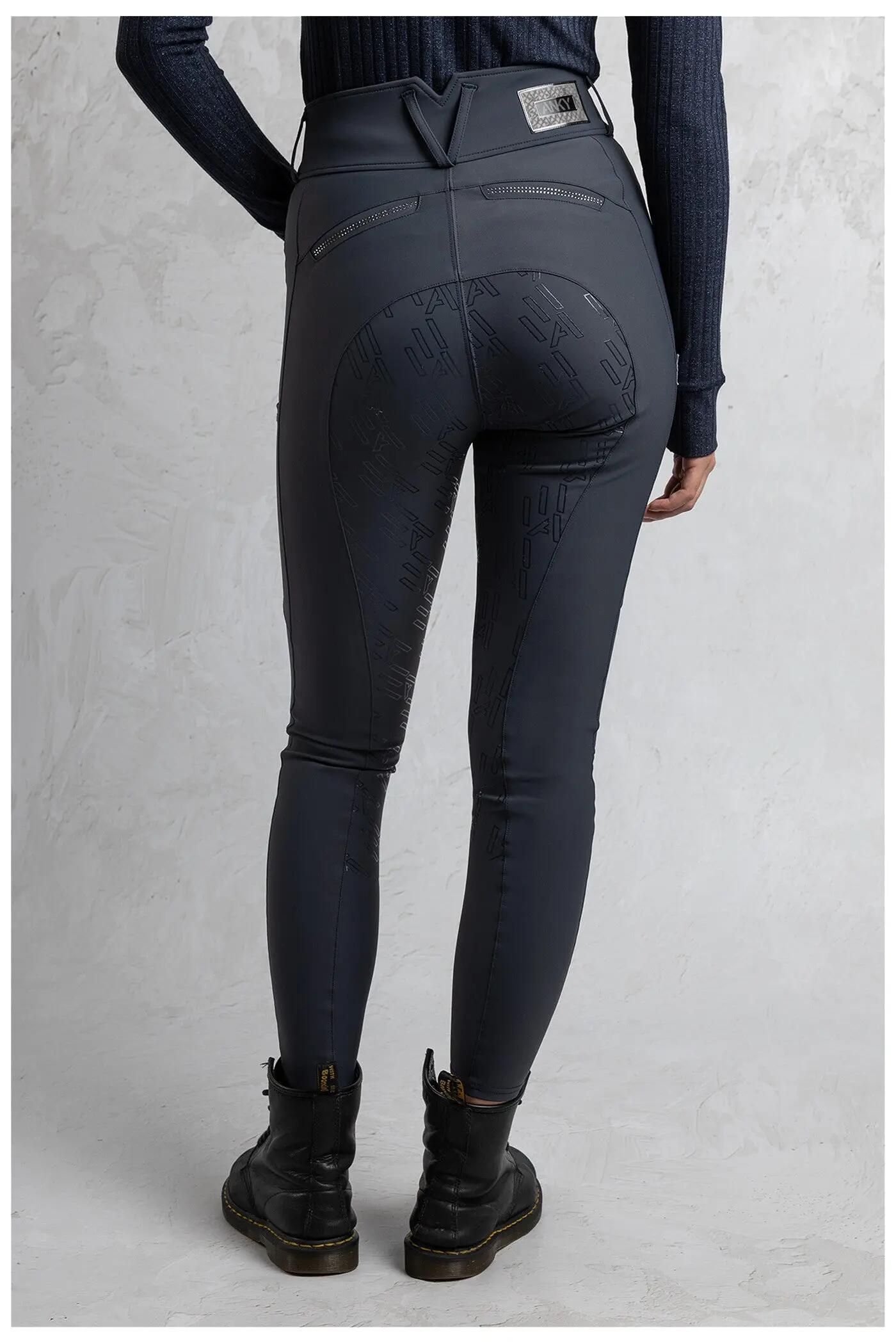 ANKY® Unity pantalone equitazione con zona silicone - Full grip - AW26 3/8