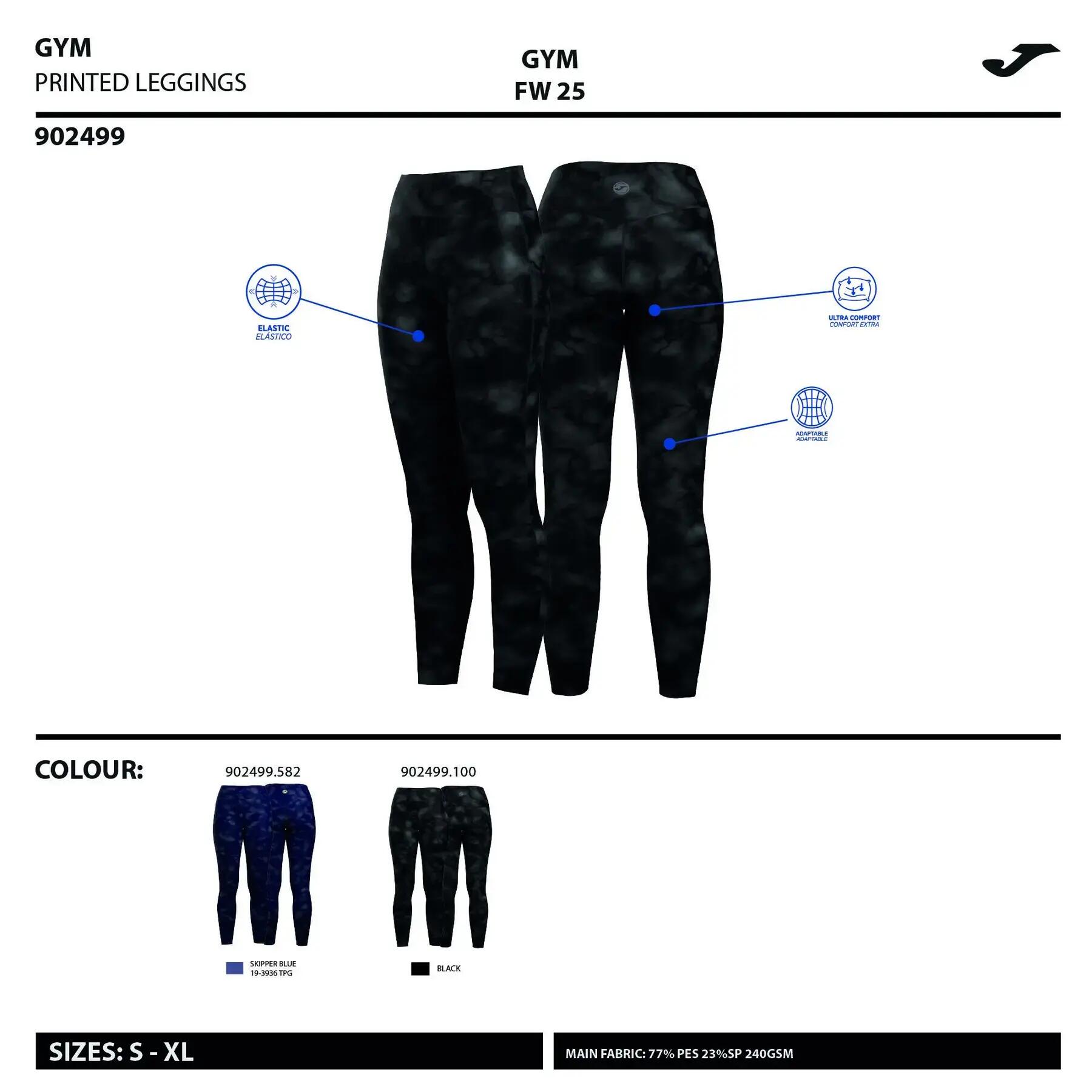 Leggings da donna Joma Core 4/6