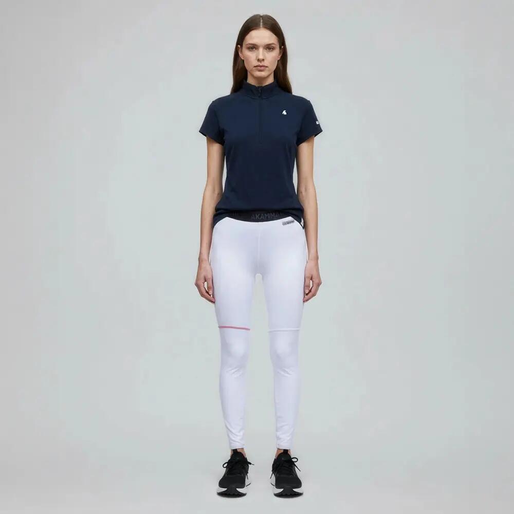 Legging de Randonnée femme Thermique PULKY Kaki 4/5