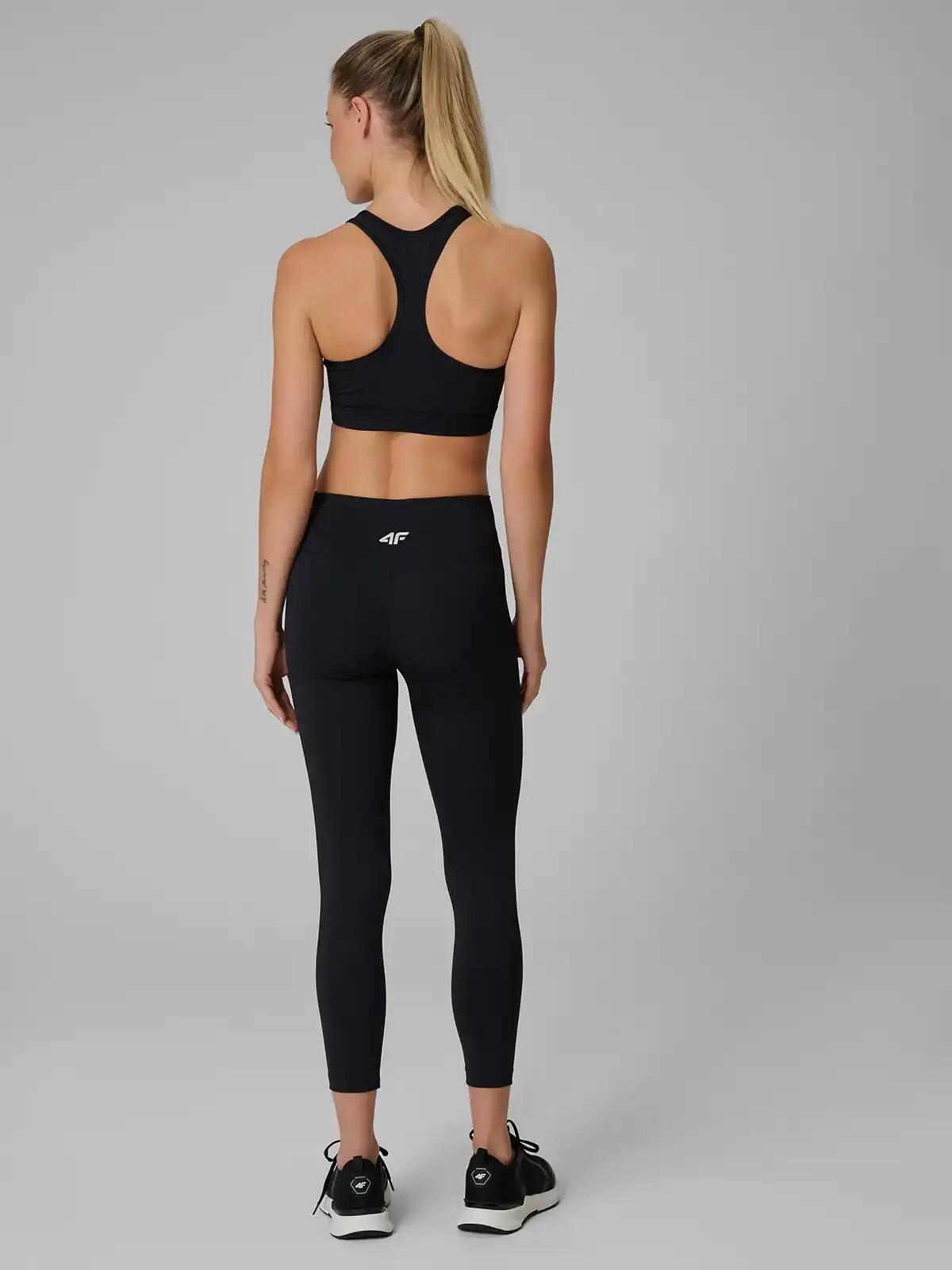 Legginsy fitness damskie 7/8 z wysokim stanem 3/7