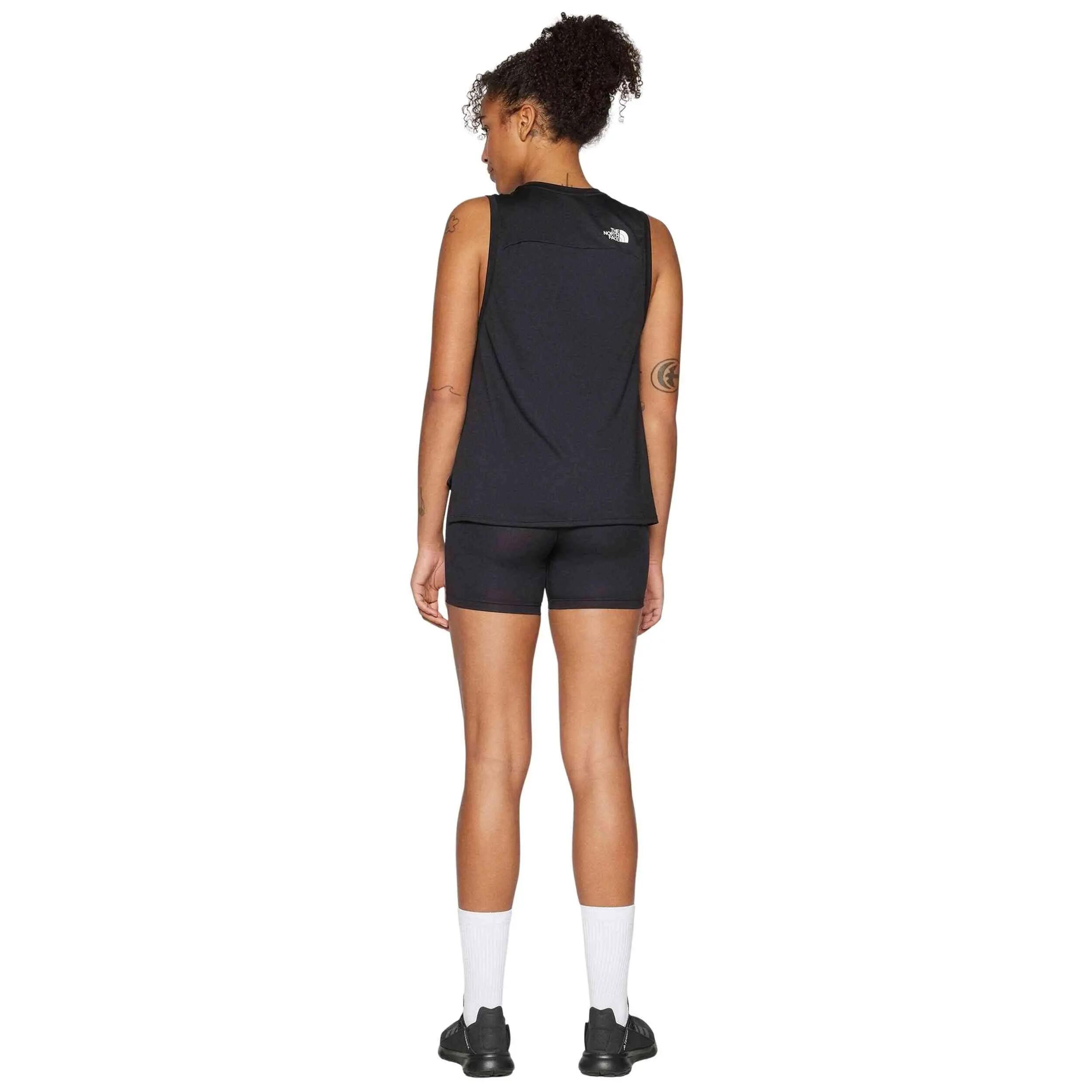 Legging court The North Face modèle W FLEX 5IN TIGHT SHORT TNF BLACK pour femmes 4/5