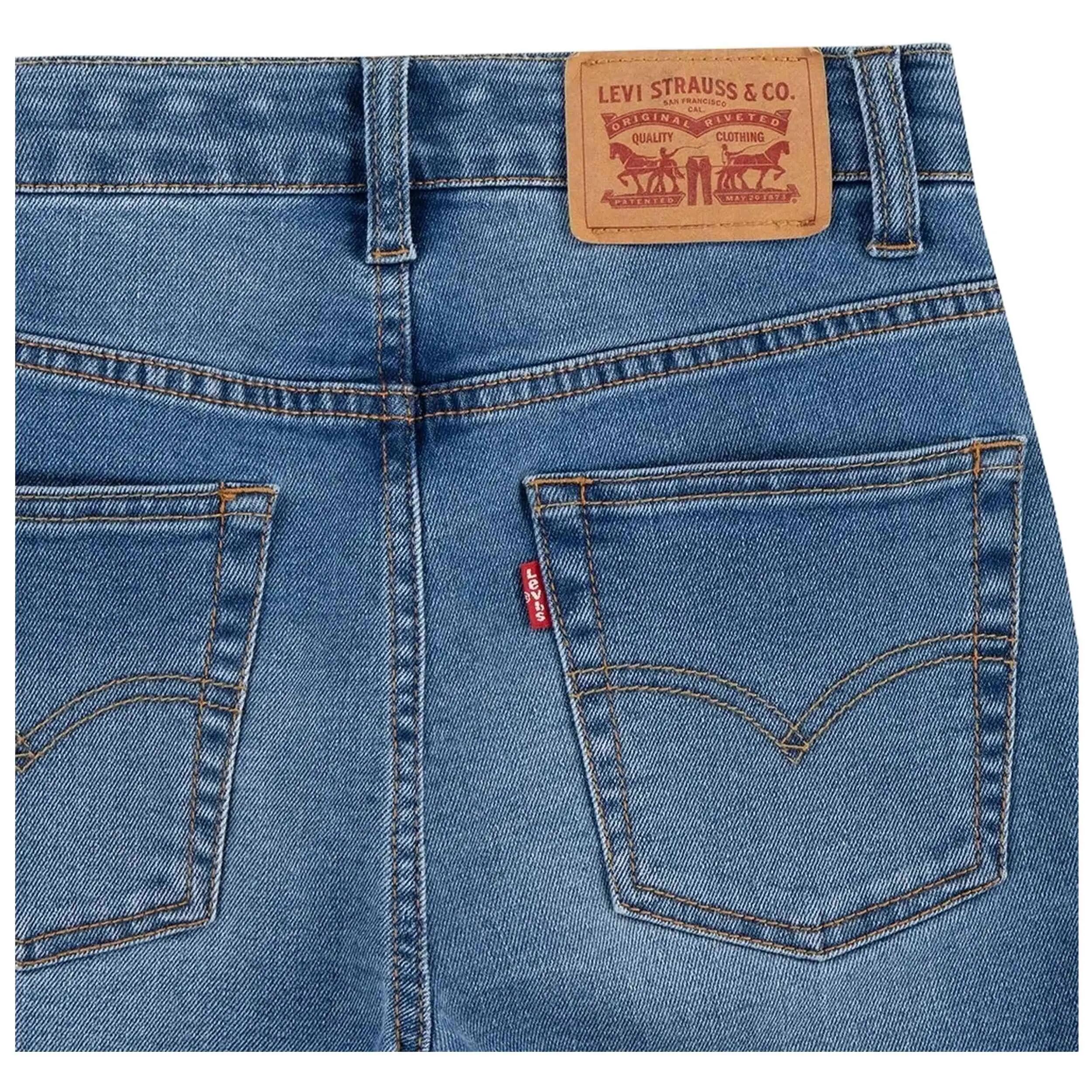 Pantaloncini Levi's modello LVB 510 SKINNY FIT SHORT per ragazzi 5/5