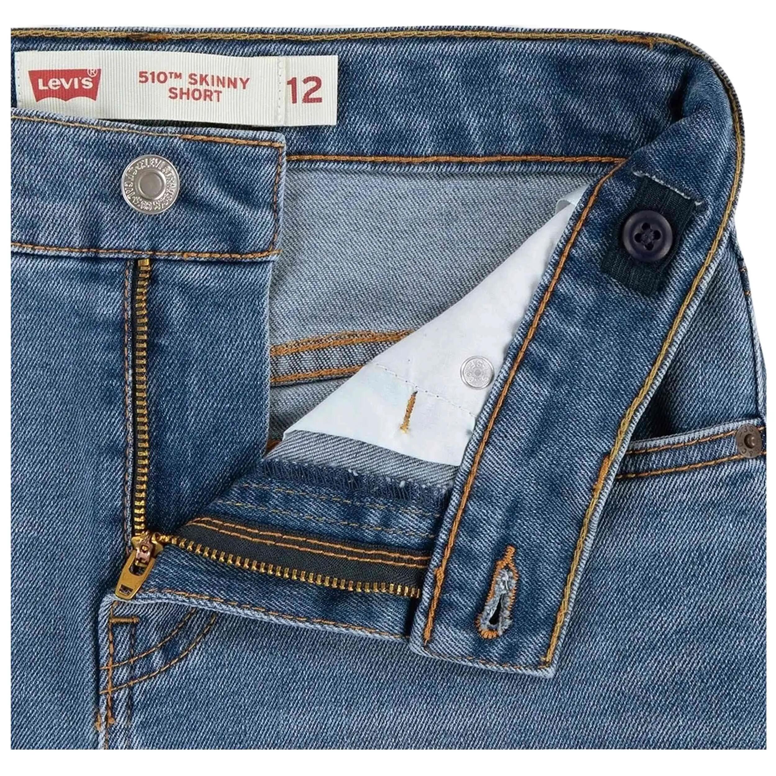 Pantaloncini Levi's modello LVB 510 SKINNY FIT SHORT per ragazzi 4/5