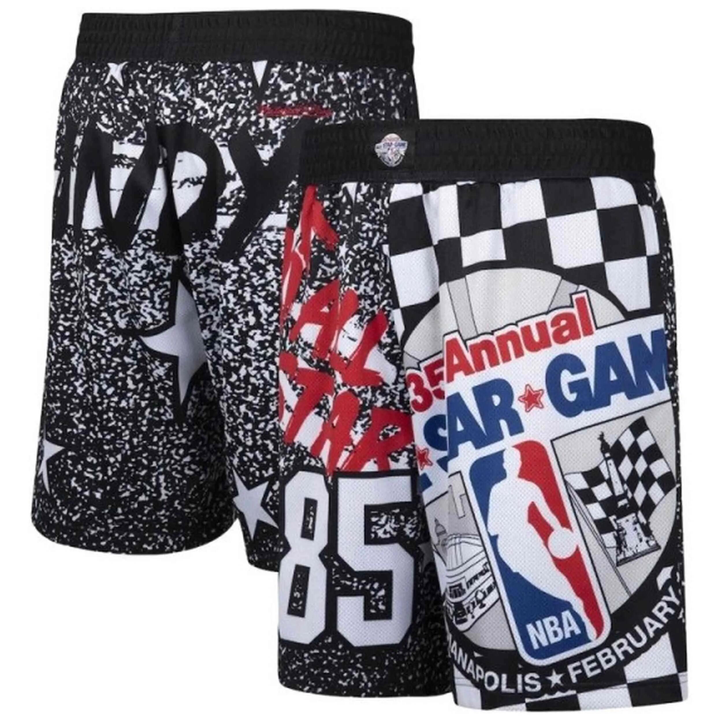 Kurze hose Mitchell & Ness Modell 1985 NBA All-Star Weekend Mesh Shor für männer 2/2