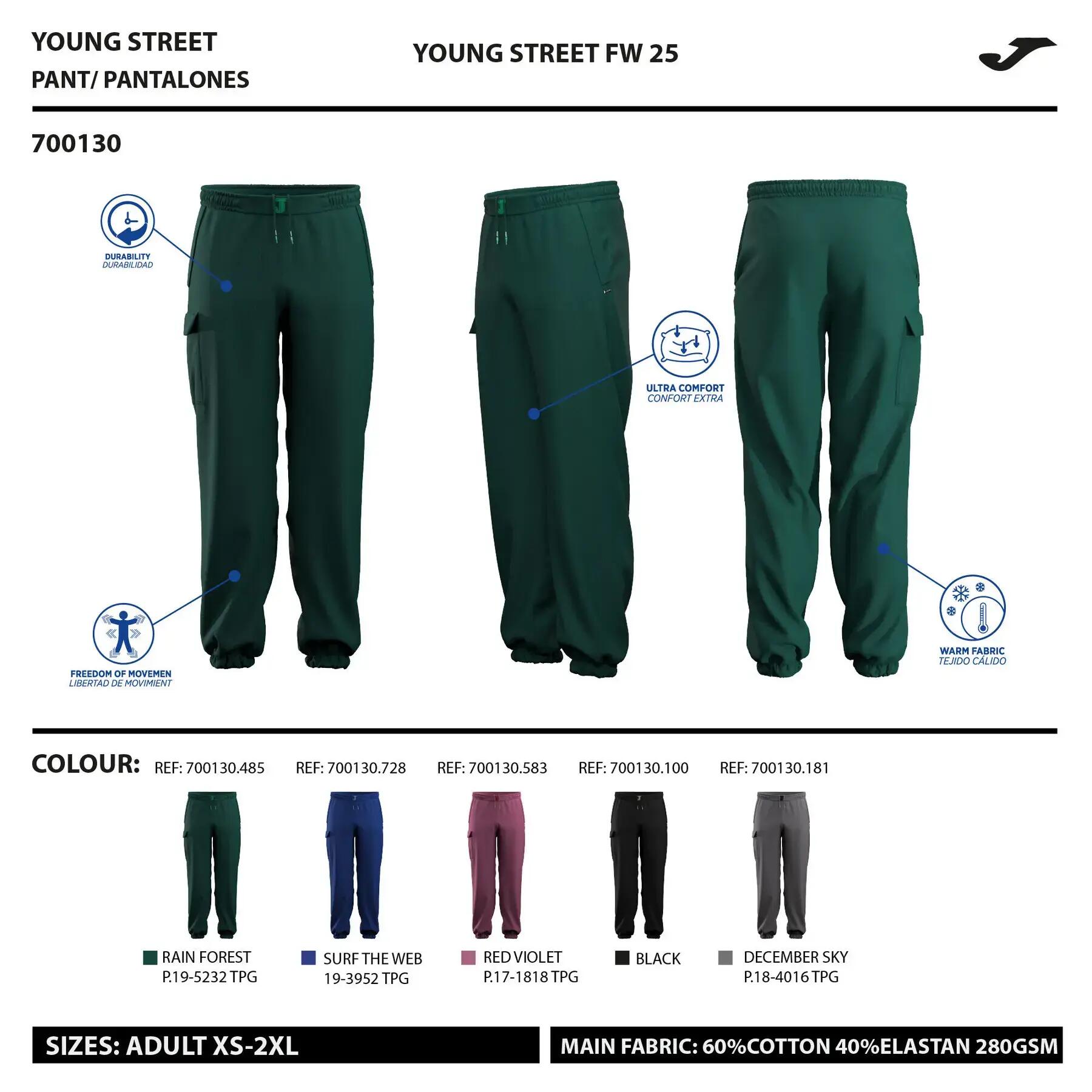 Spodnie cargo Joma U-Tribe 2/4