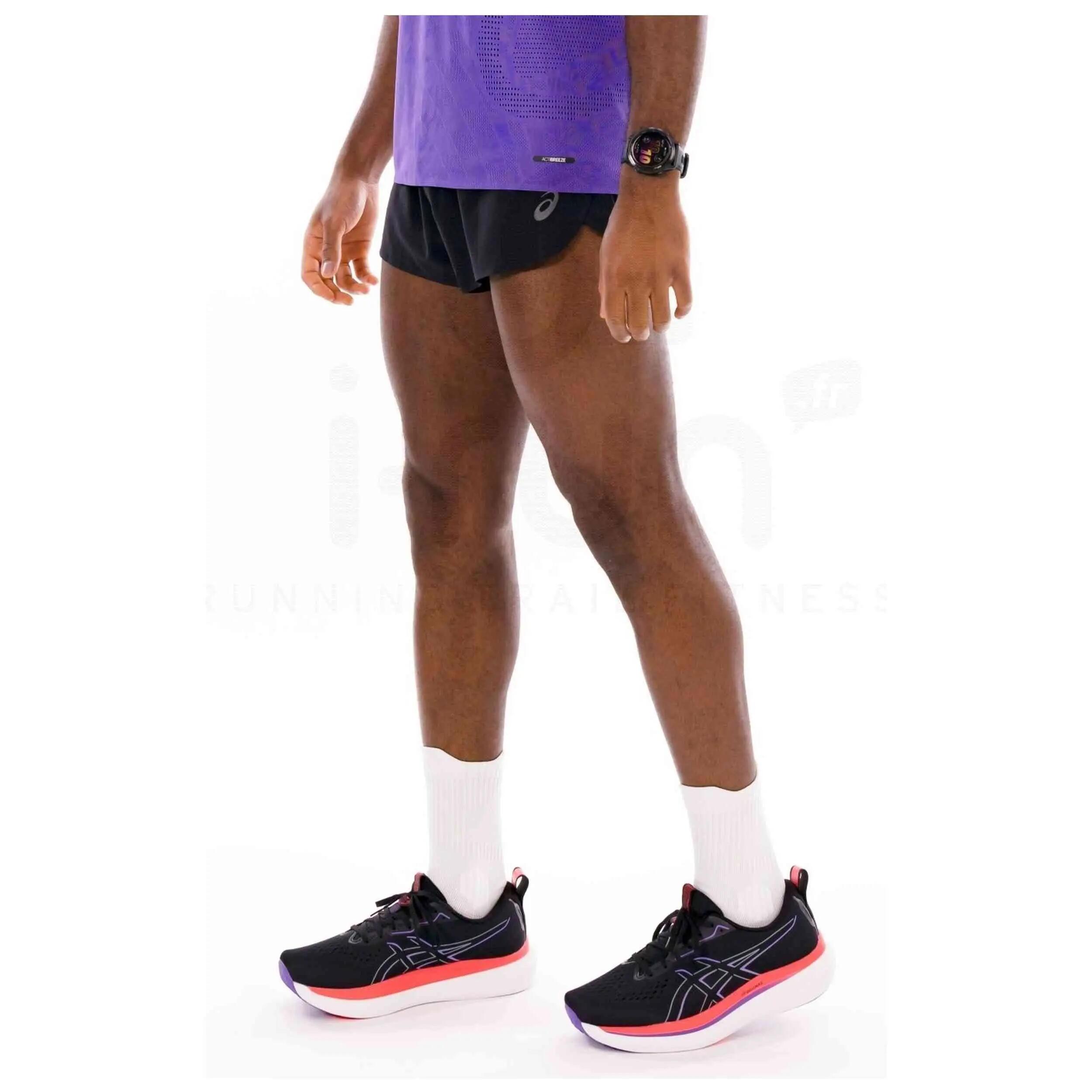Korte broek Asics model Metarun Split Short voor mannen 2/4