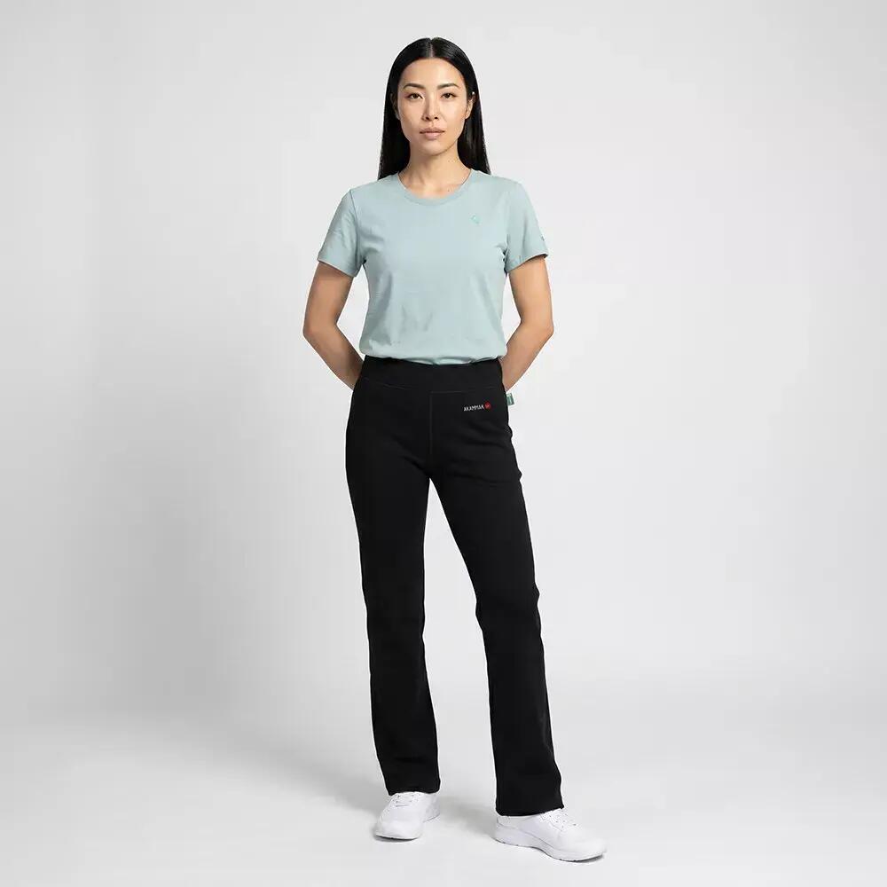 Pantalon de Balade en forêt femme Thermique PELA Noir 1/3