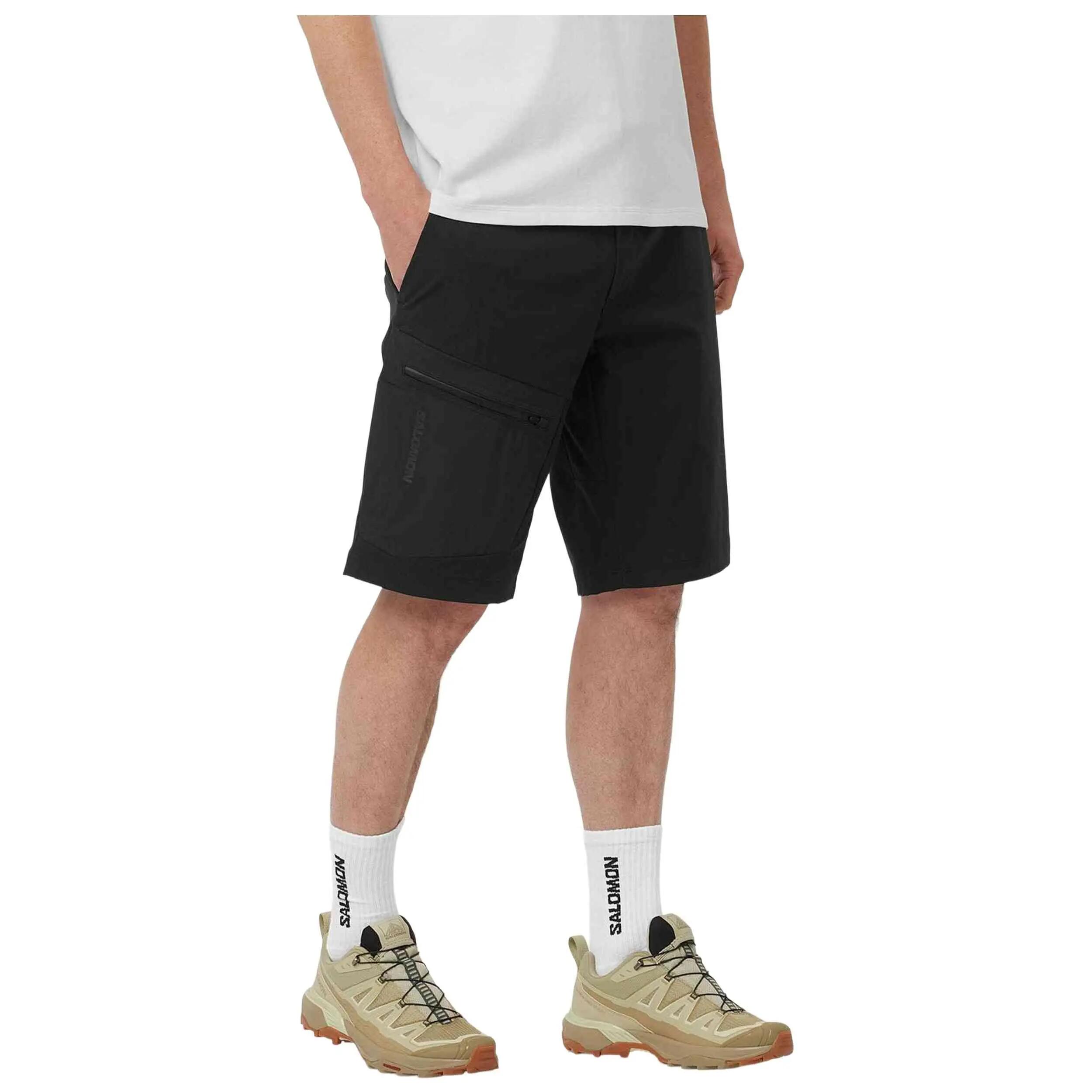 Kurze hose Salomon Modell Pantalón corto Salomon Outerpath U negro für unisex 2/5