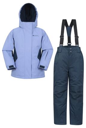 Ensemble de Ski Veste et Pantalon Enfant Déperlant Doublure Polaire