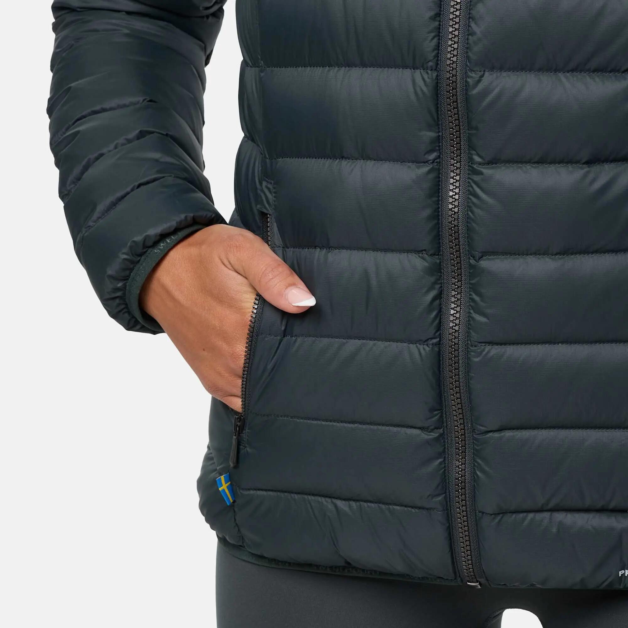 Doudoune de randonnée femme coupe-vent respirante Himalaya Hood 7/10