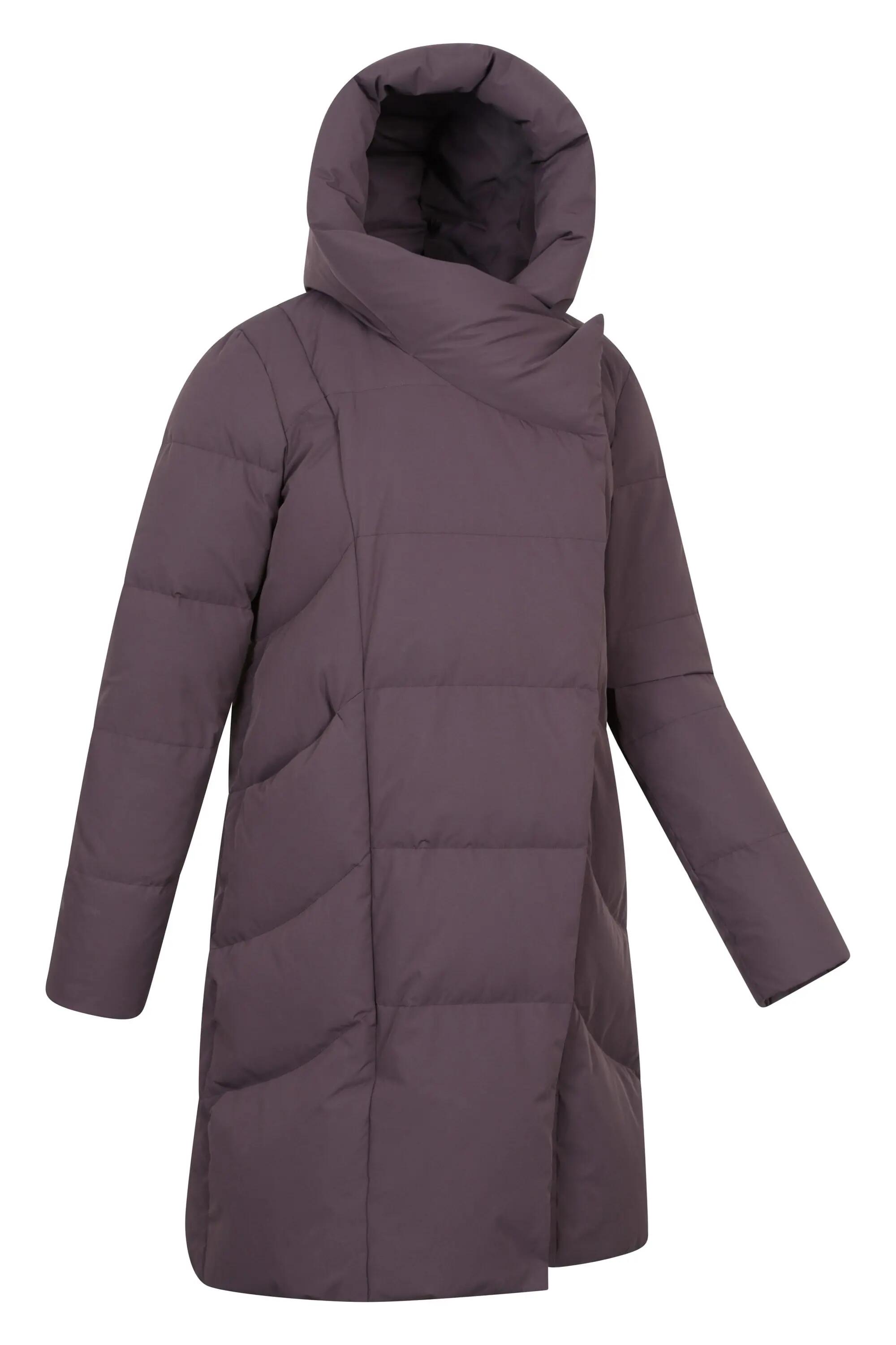 Doudoune de Randonnée Femme Longue Déperlante Capuche Duvet 600, Cosy Wrap II 9/14