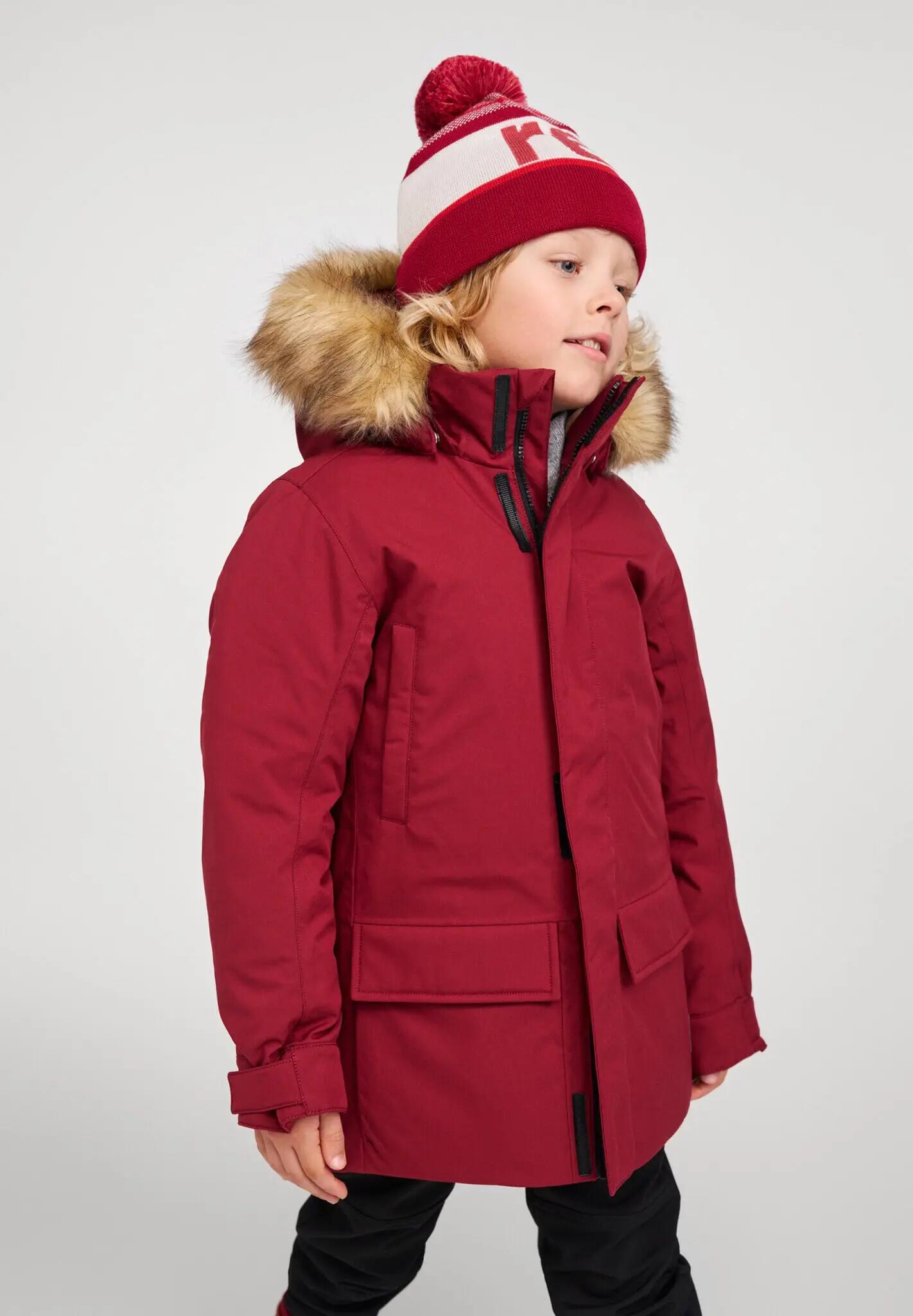 Piumino per bambini Reima Serkkula color marrone 3/5