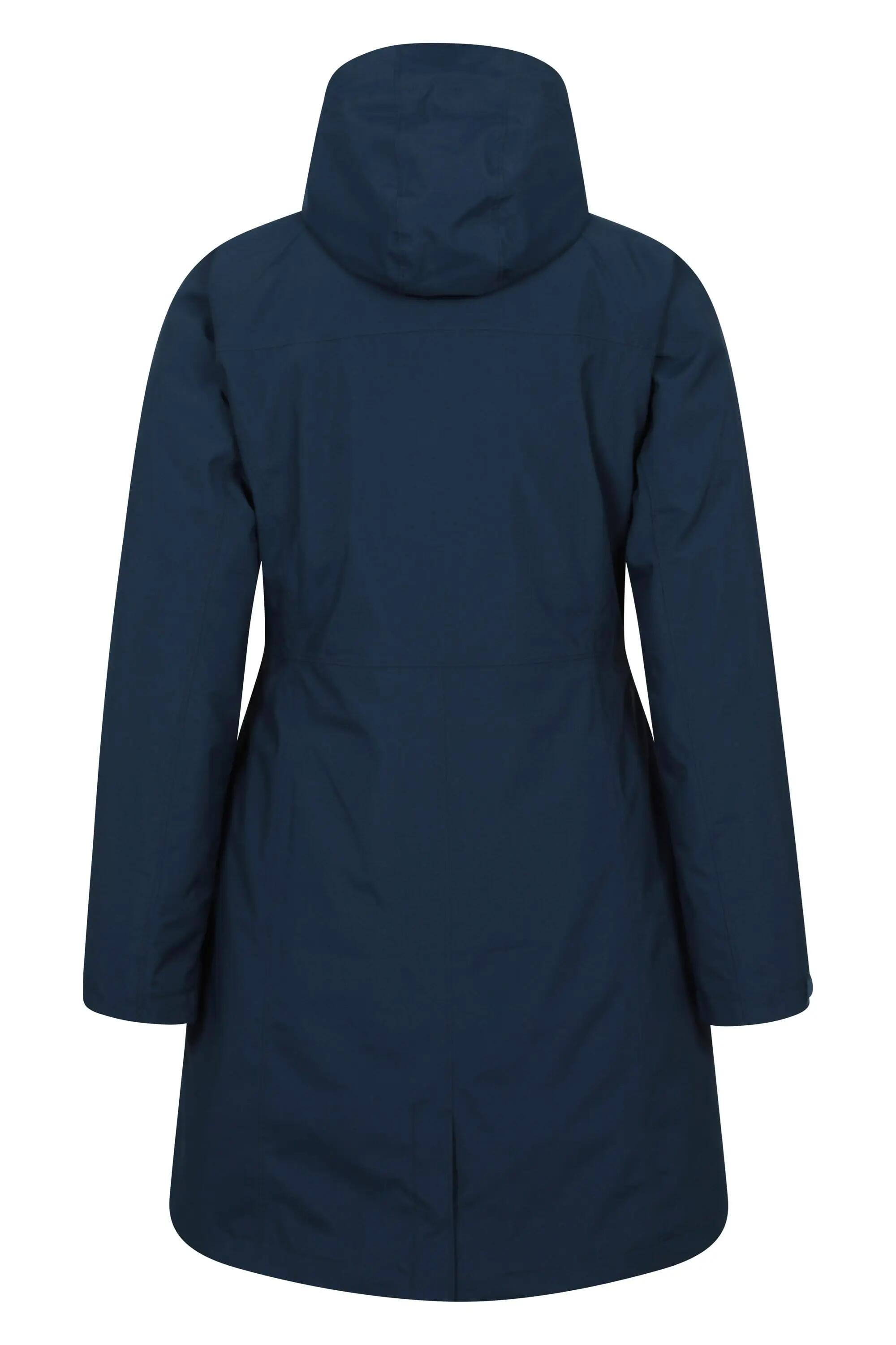 Damen Wandern 3-in-1-Jacke Lang Wasserdicht Winddicht Kapuze - Alaskan 14/15