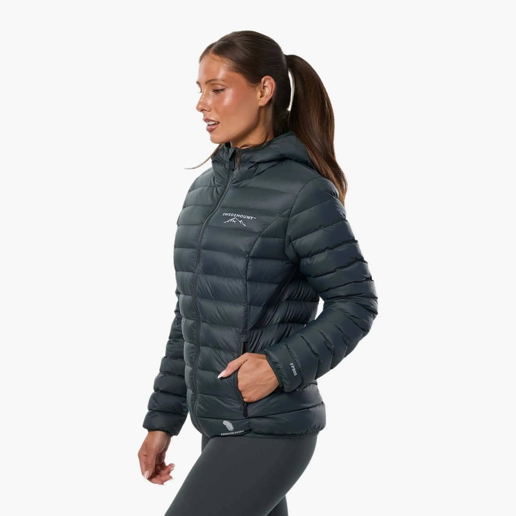 Doudoune de randonnée femme coupe-vent respirante Himalaya Hood 4/10