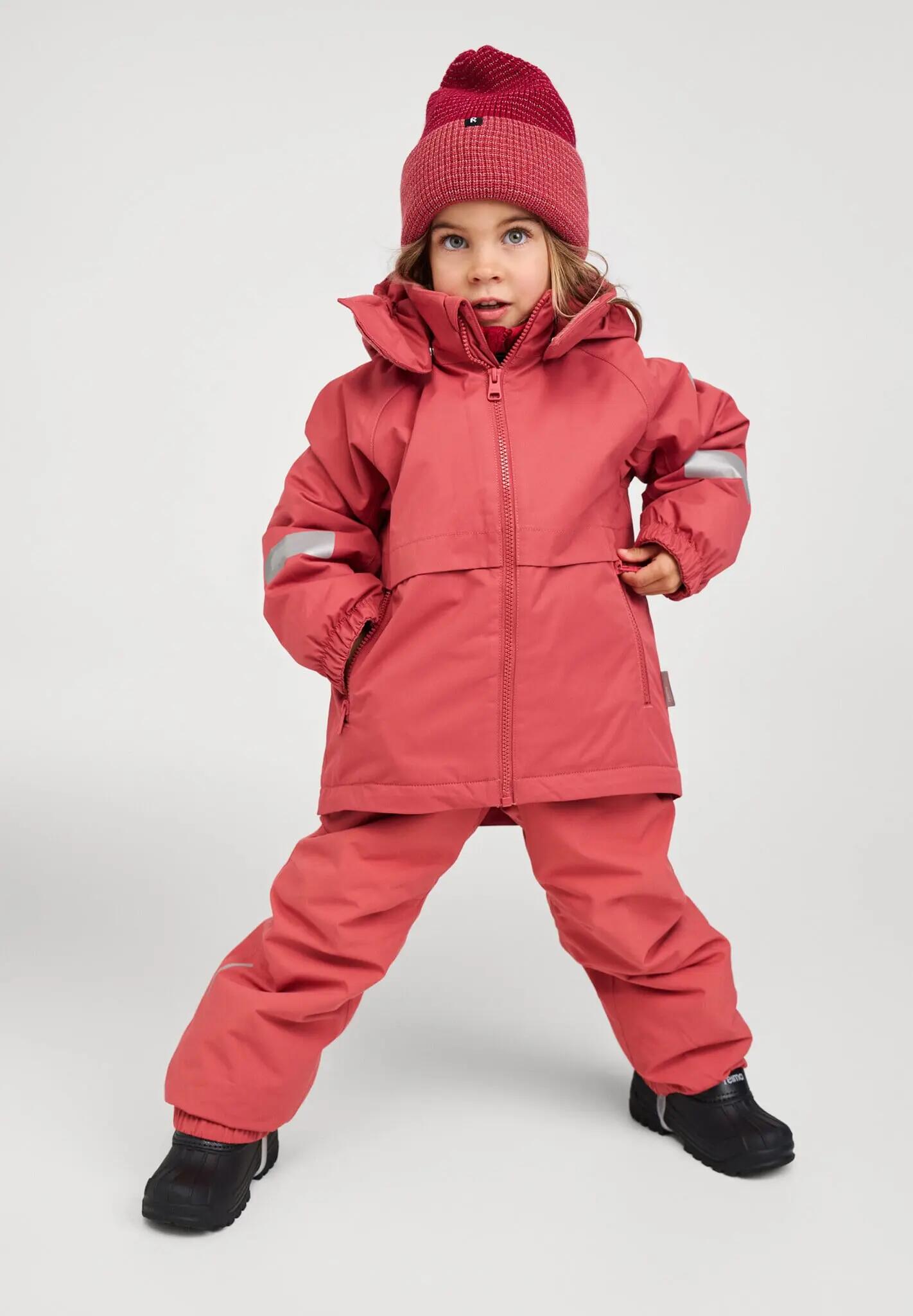 Giacca invernale da bambino Tec Raisio color argilla 3/5