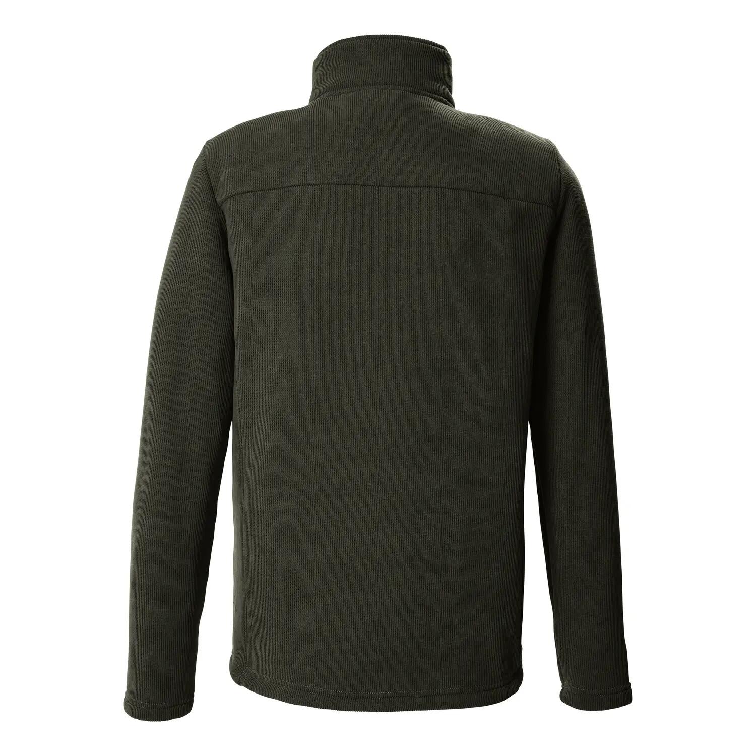 Herren Strickfleecejacke Strickfleecejacke mit Stehkragen 2/2