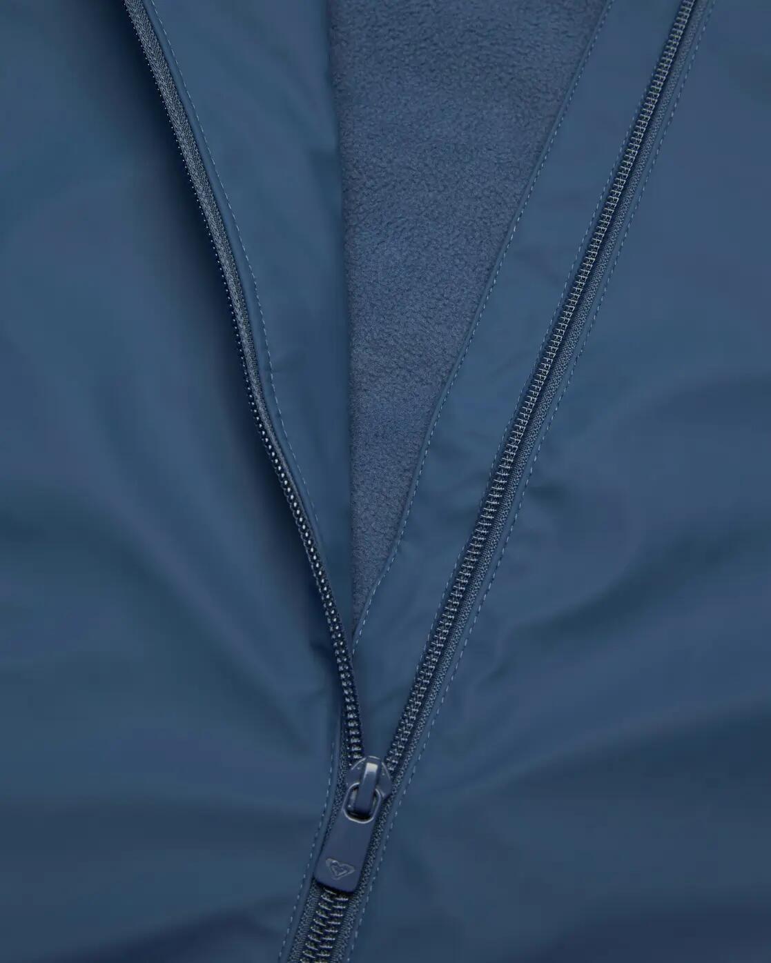 Manteau de pluie court et décontracté THATS JUST LIFE Bleu Fille 3/4