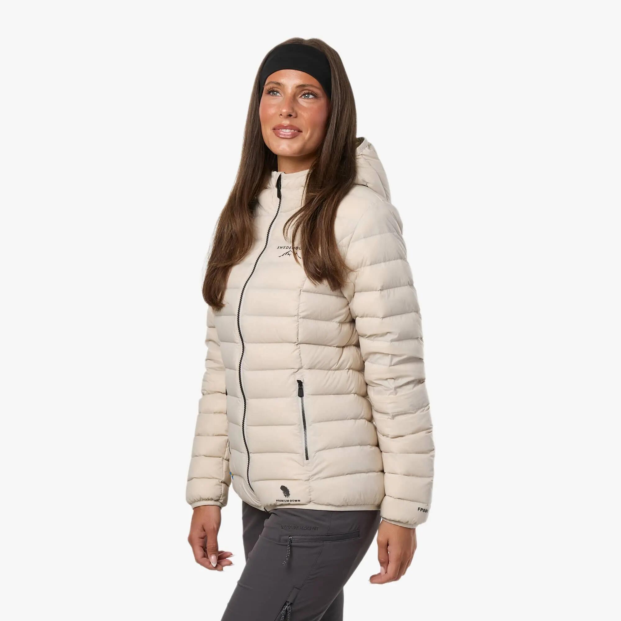 Damen Wanderdaunenjacke winddicht atmungsaktiv Himalaya Hood 4/10