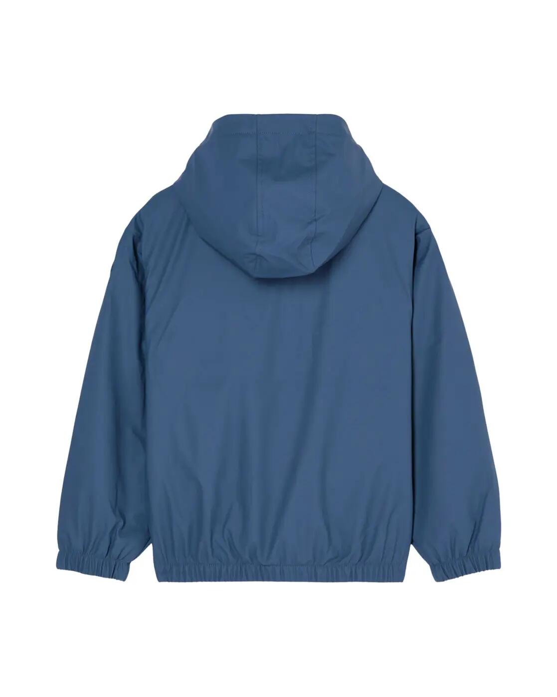 Manteau de pluie court et décontracté THATS JUST LIFE Bleu Fille 2/4