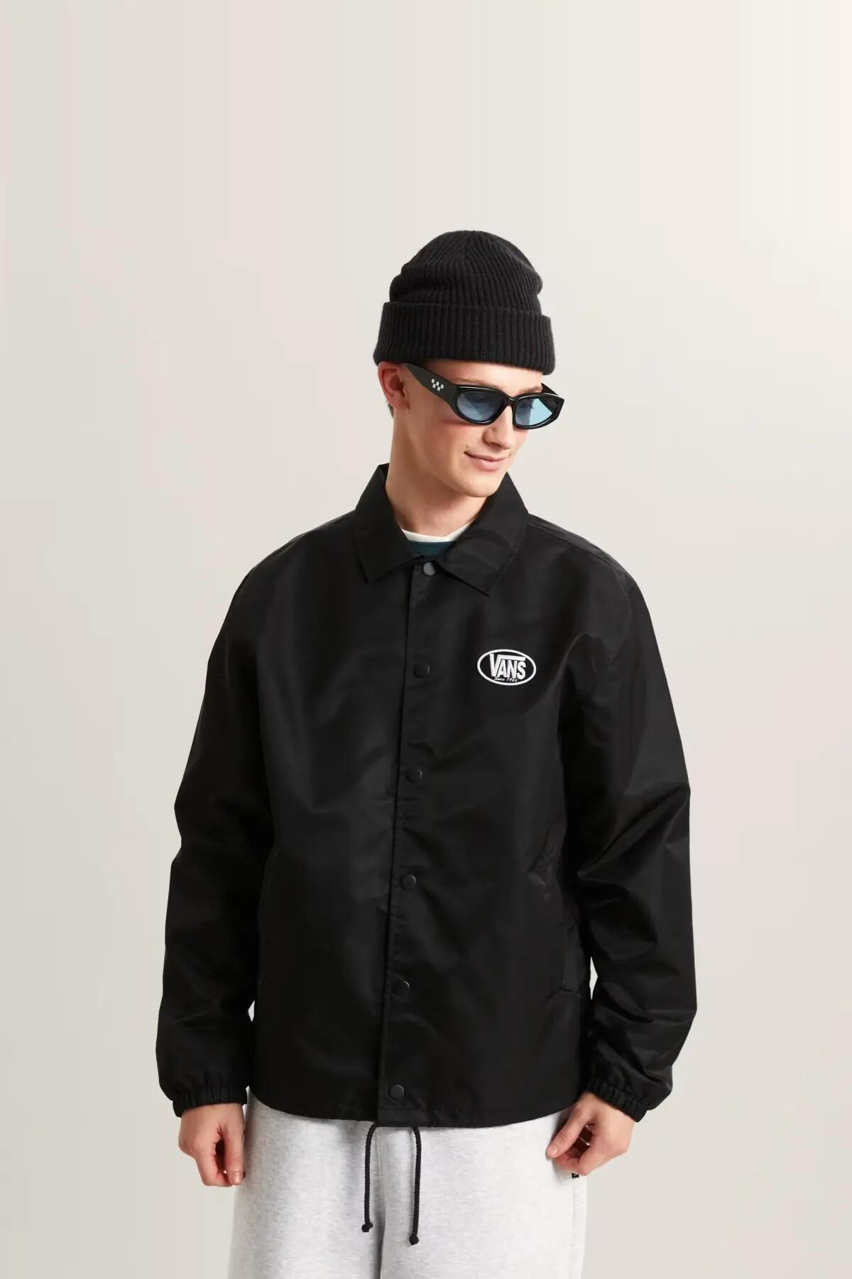 Jaqueta Vans Modelo Vn000treblk1 Torrey Nylon Coaches Cor Preto 5/5