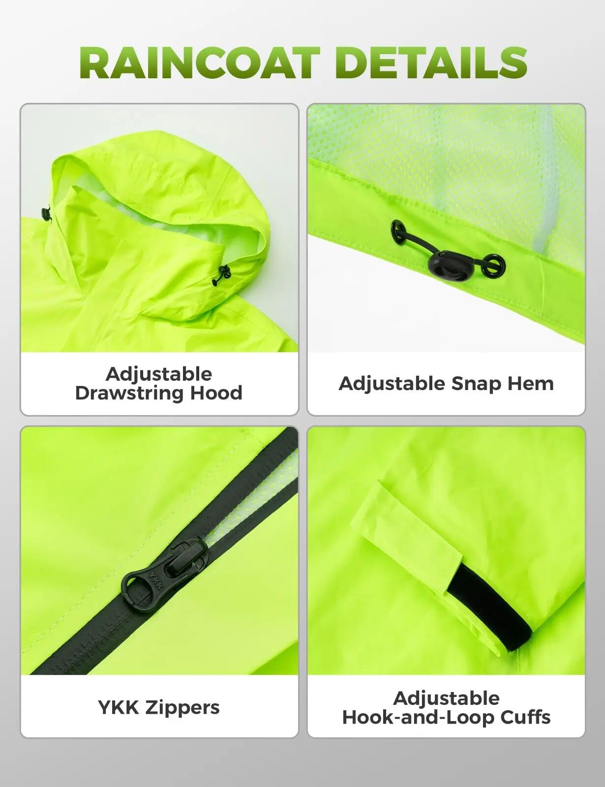 Herren Regenjacke wasserdicht 3/6