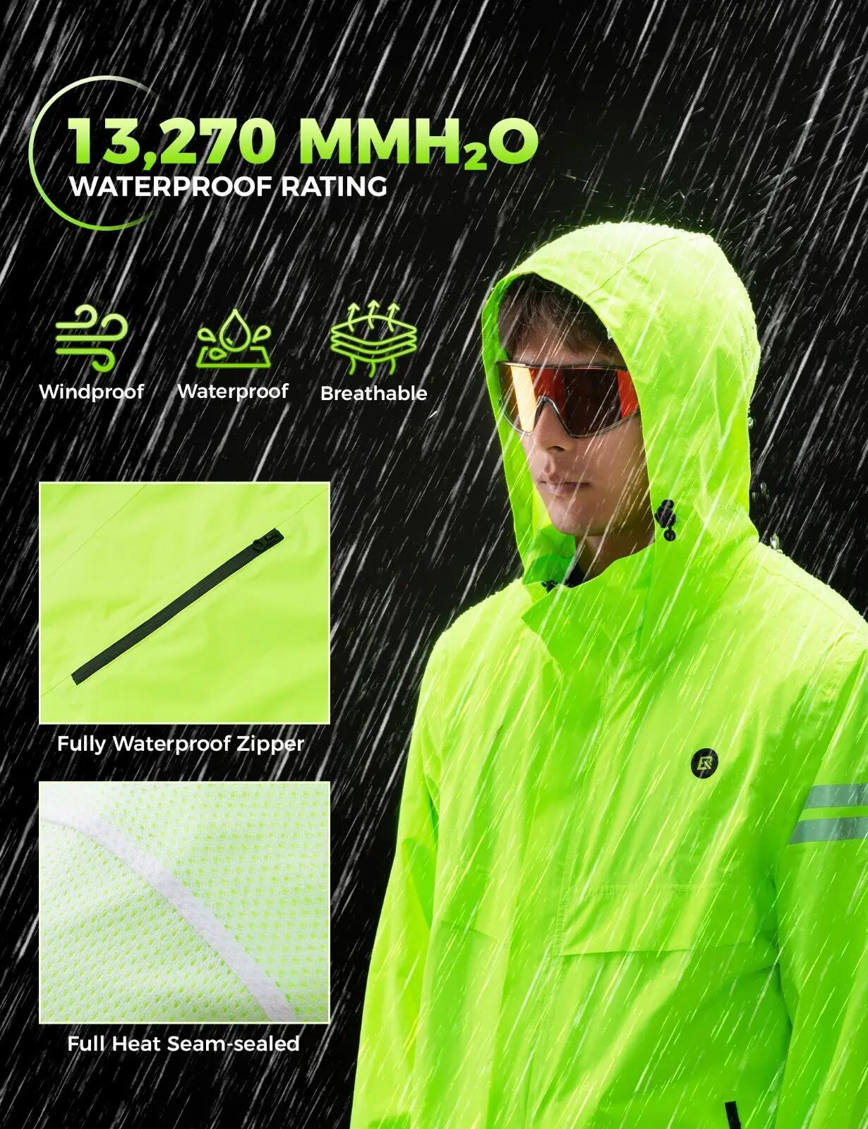 Herren Regenjacke wasserdicht 2/6