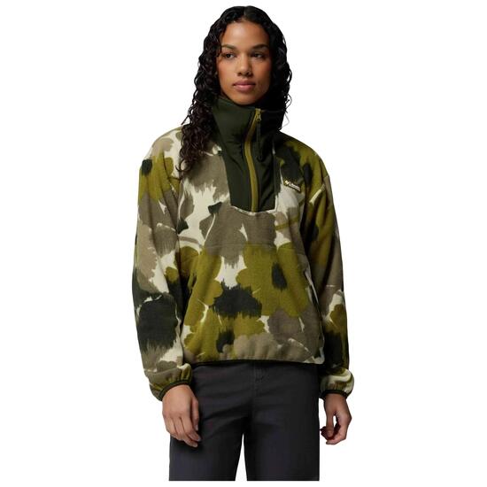 Felpa Columbia modello Forro polar Columbia Sequoia Grove Printed Half per donne