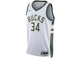 Canotta - Basket - Uomo - Swingman Dri-FIT - Giannis - Bianco/Verde 3/3