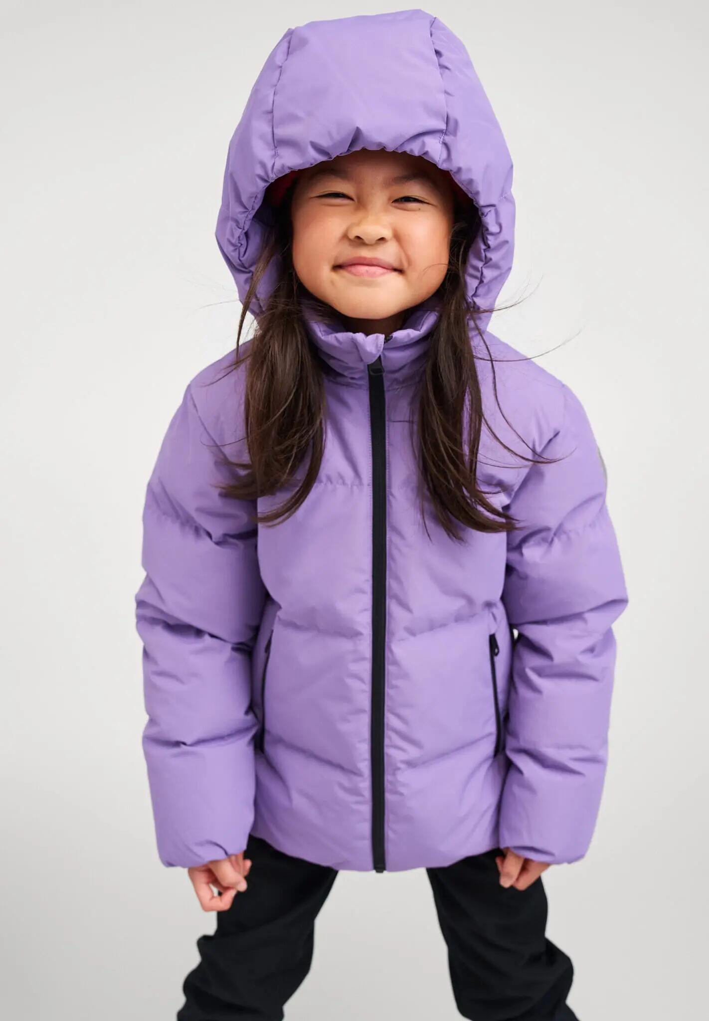 Kinder Daunenjacke Paimio Misty Violet 3/5