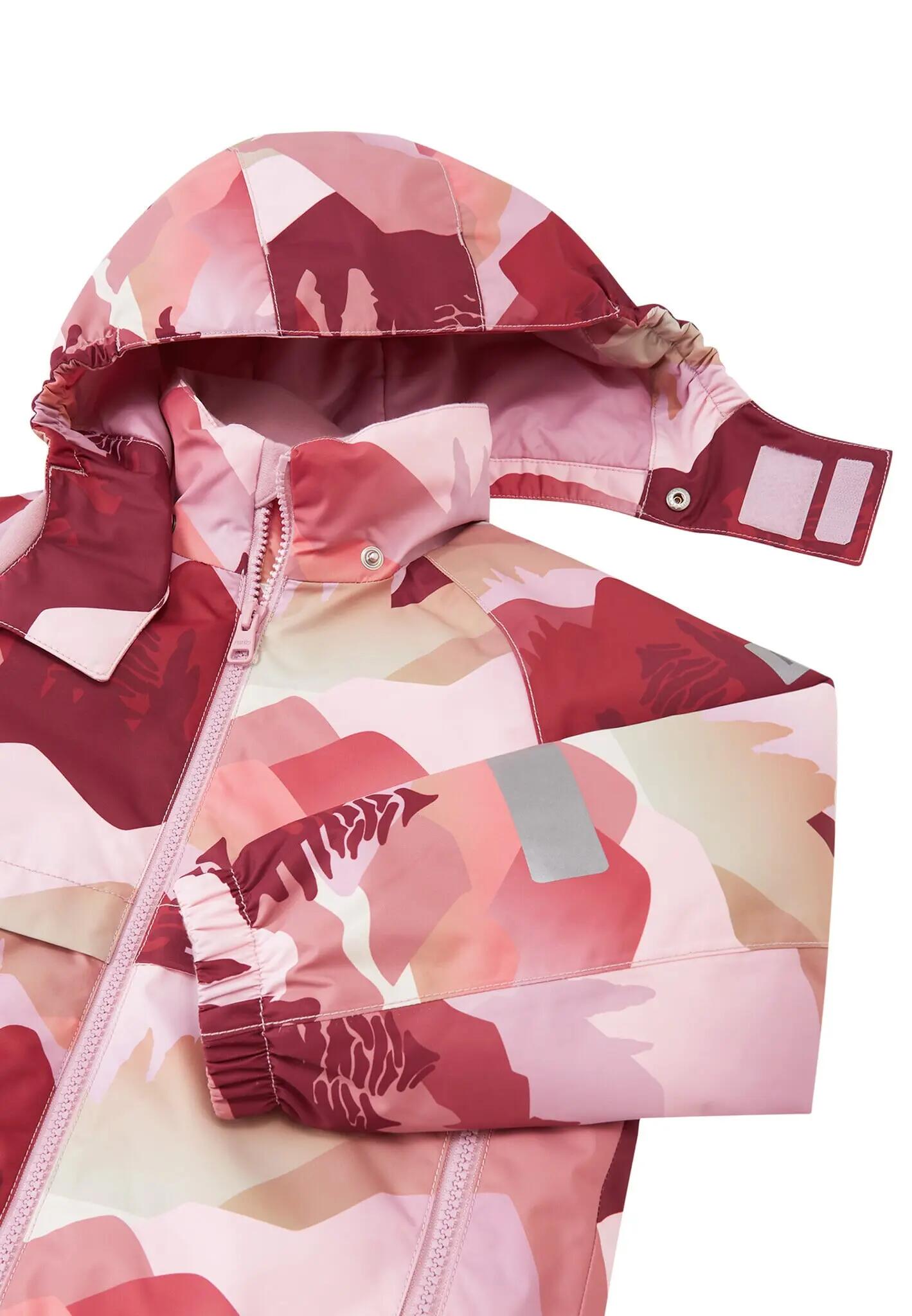 Giacca invernale da bambino tec Muonio grigio rosa 4/5