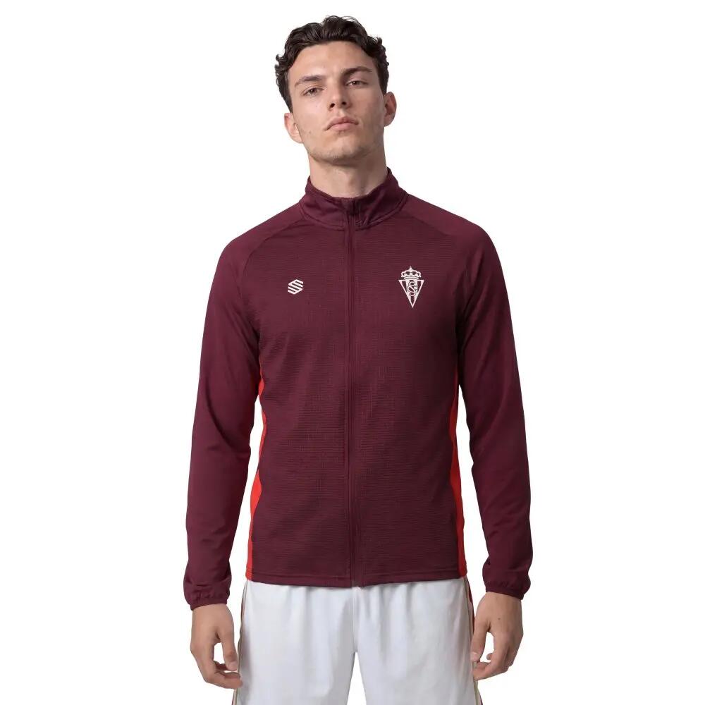 Casaco de fato de treino de futebol homem RSG Prematch Fullzip Player M Bordeux 1/7