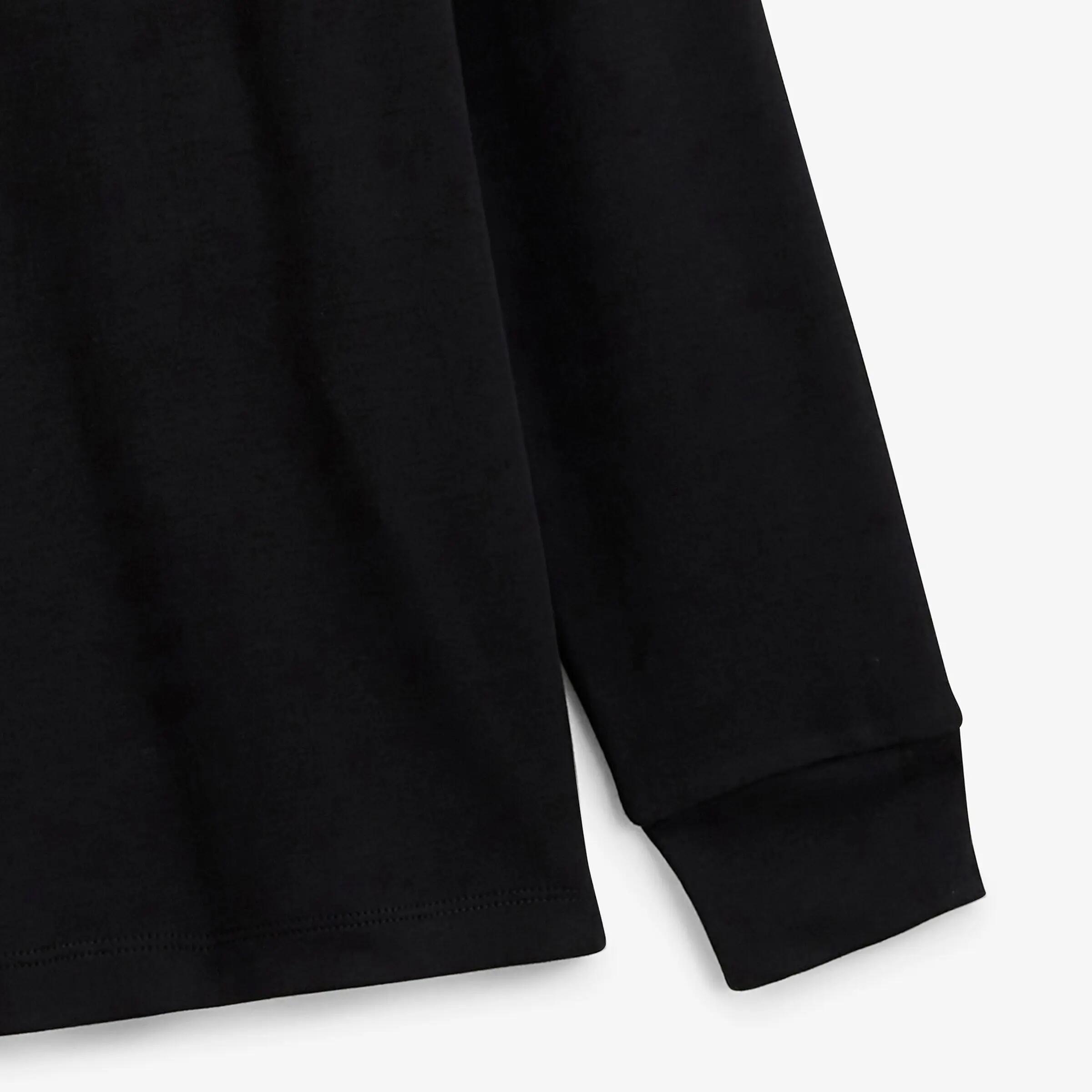 Polo de manga larga con cremallera en algodón interlock 4/4