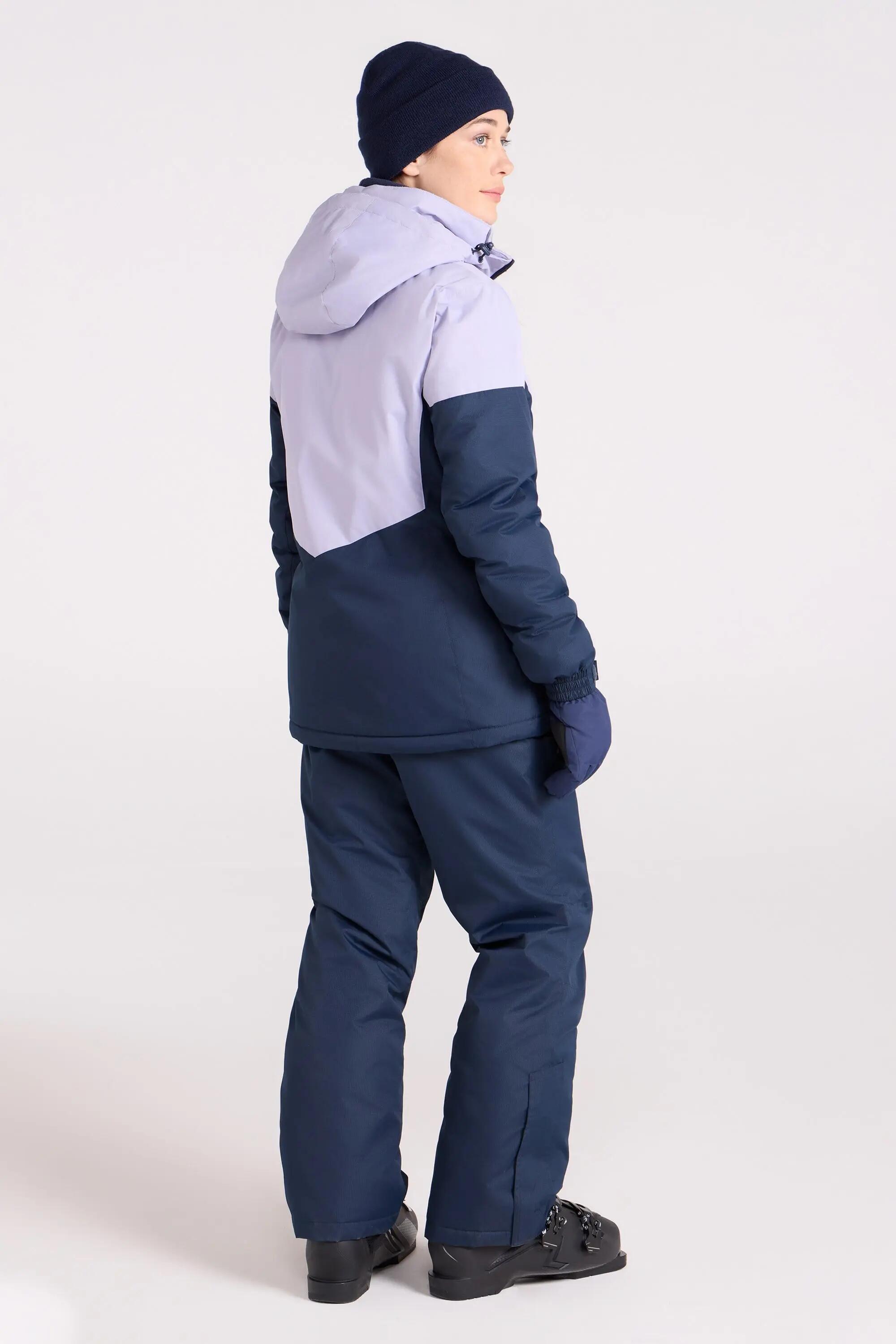 Ensemble de Ski Veste et Pantalon Femme Déperlant Jupe Pare-Neige, Plain 2/15