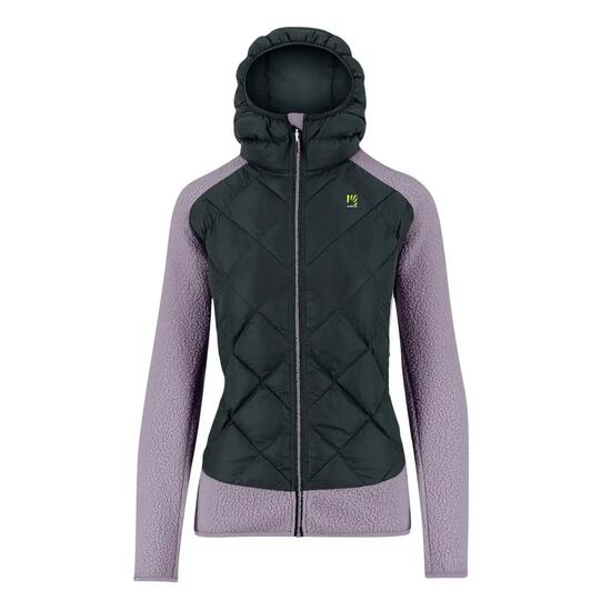 Fleece mit Kapuze Damen Karpos Marmarole Retro