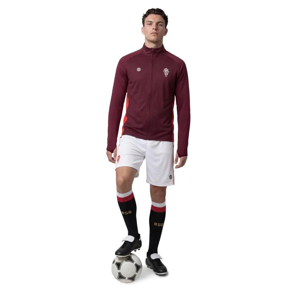 Casaco de fato de treino de futebol homem RSG Prematch Fullzip Player M Bordeux 3/7