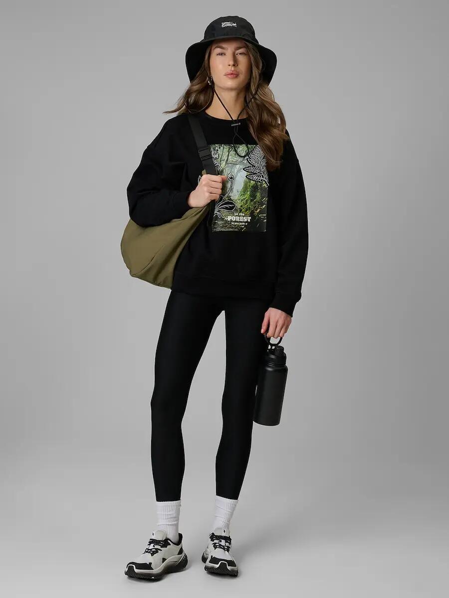 Bluza dresowa loose bez kaptura damska 4F 4FRSS26TSWSF2837 3/7