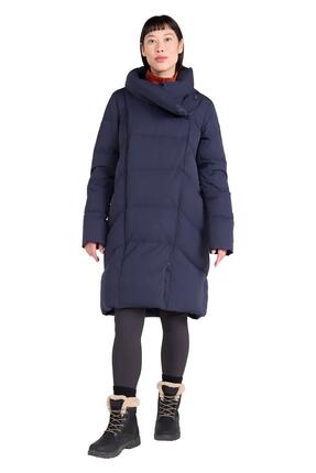 Doudoune de Randonnée Femme Longue Déperlante Capuche Duvet 600, Cosy Wrap II